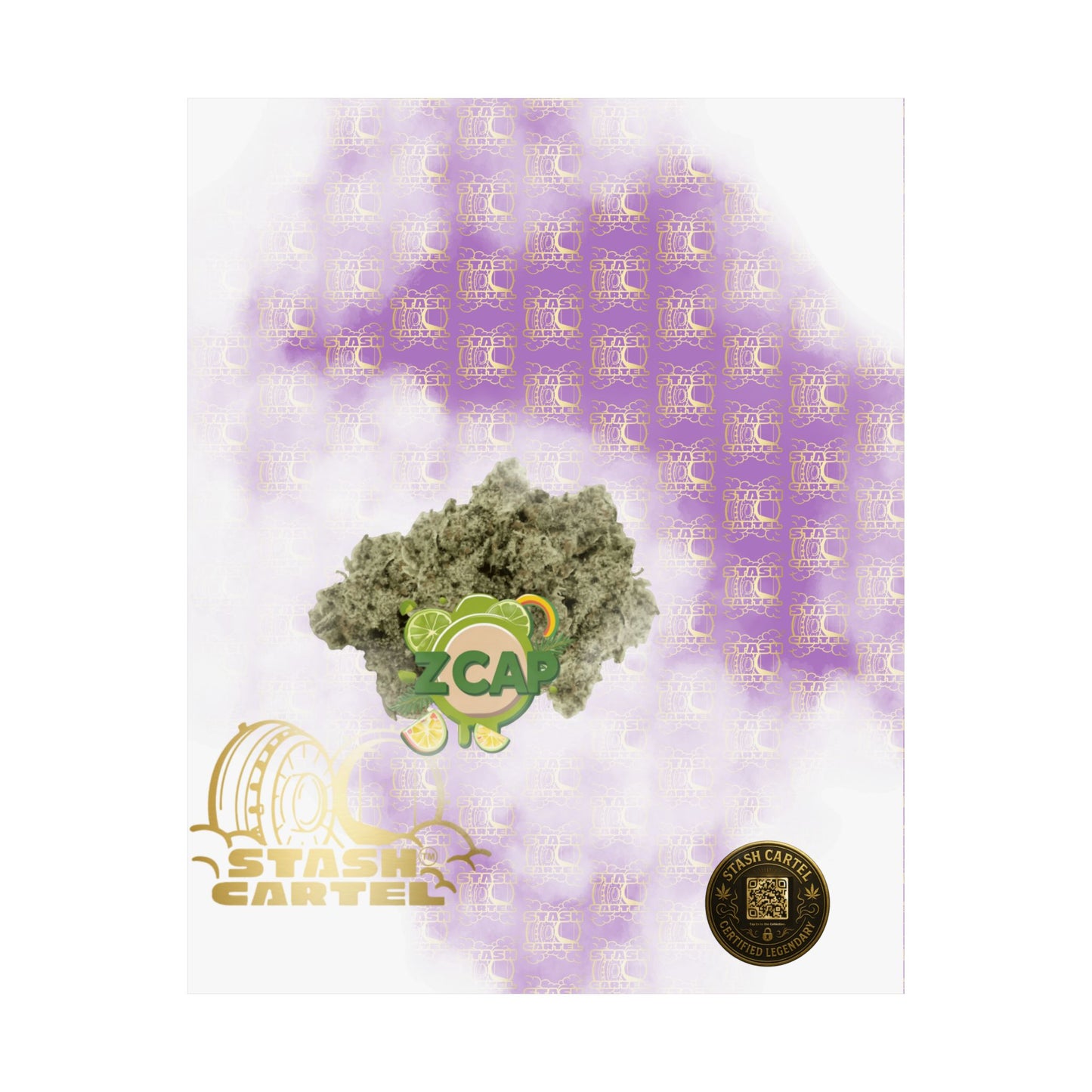 π§’π¬ Z Cap Poster β Designer Zkittlez Hybrid Wall Poster with Drippy Terps