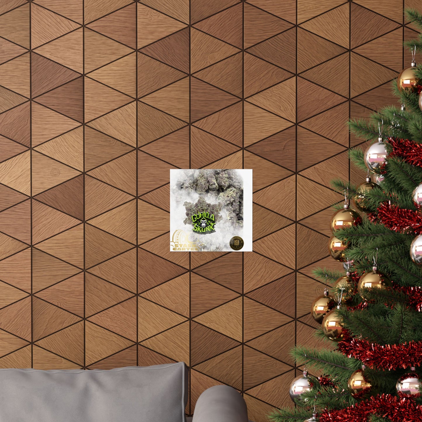 π¦ "Gorilla Skunk" Poster β Pungent Hybrid Cannabis Decor for Real Smokers
