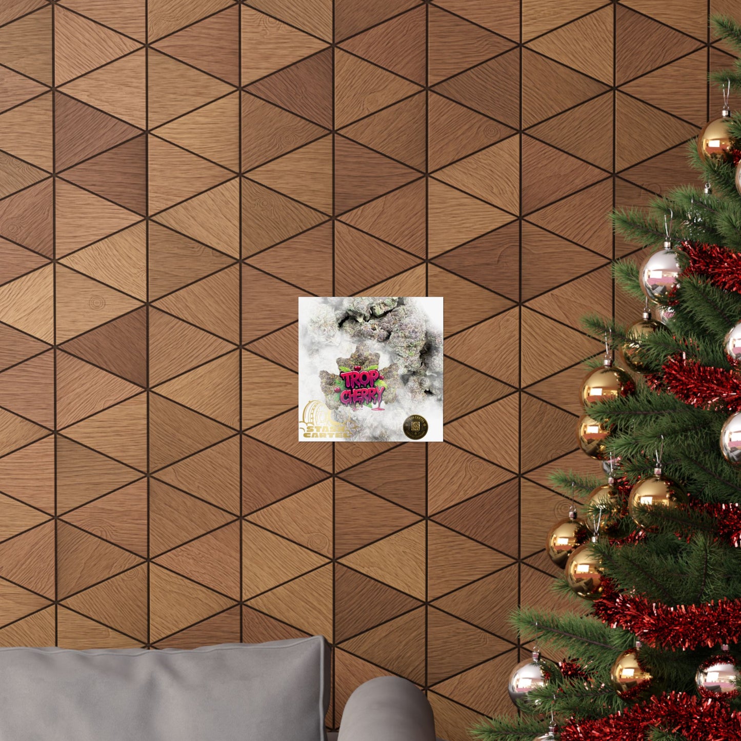 πβ‘ Trop Cherry Poster β Sativa Poster for Sweet Energy & Focus