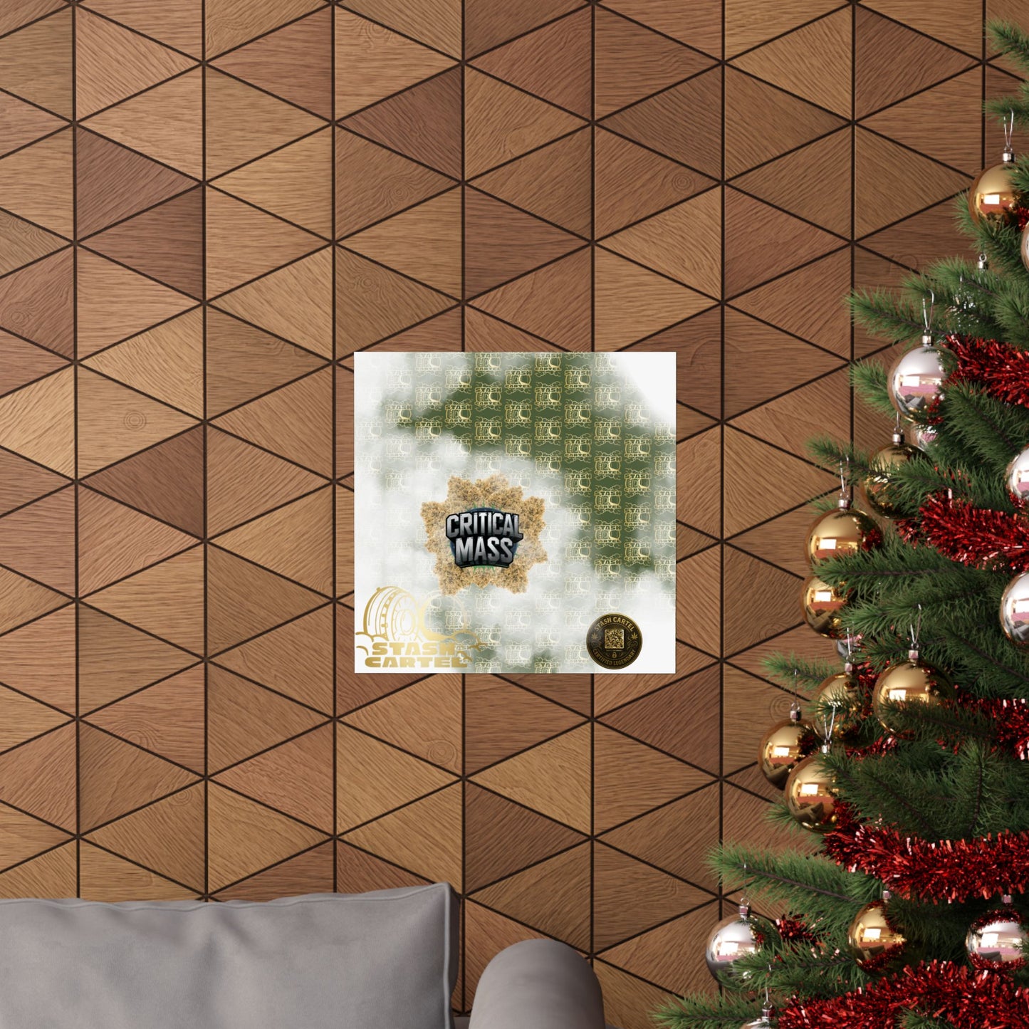 π₯ "Critical Mass" Couch-Lock Indica Poster