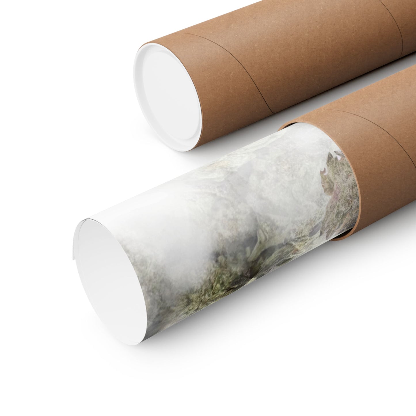 π¬οΈ "Gush Mintz" Hybrid Poster Print β Ice-Cold Cannabis Wall Art with Minty Drip