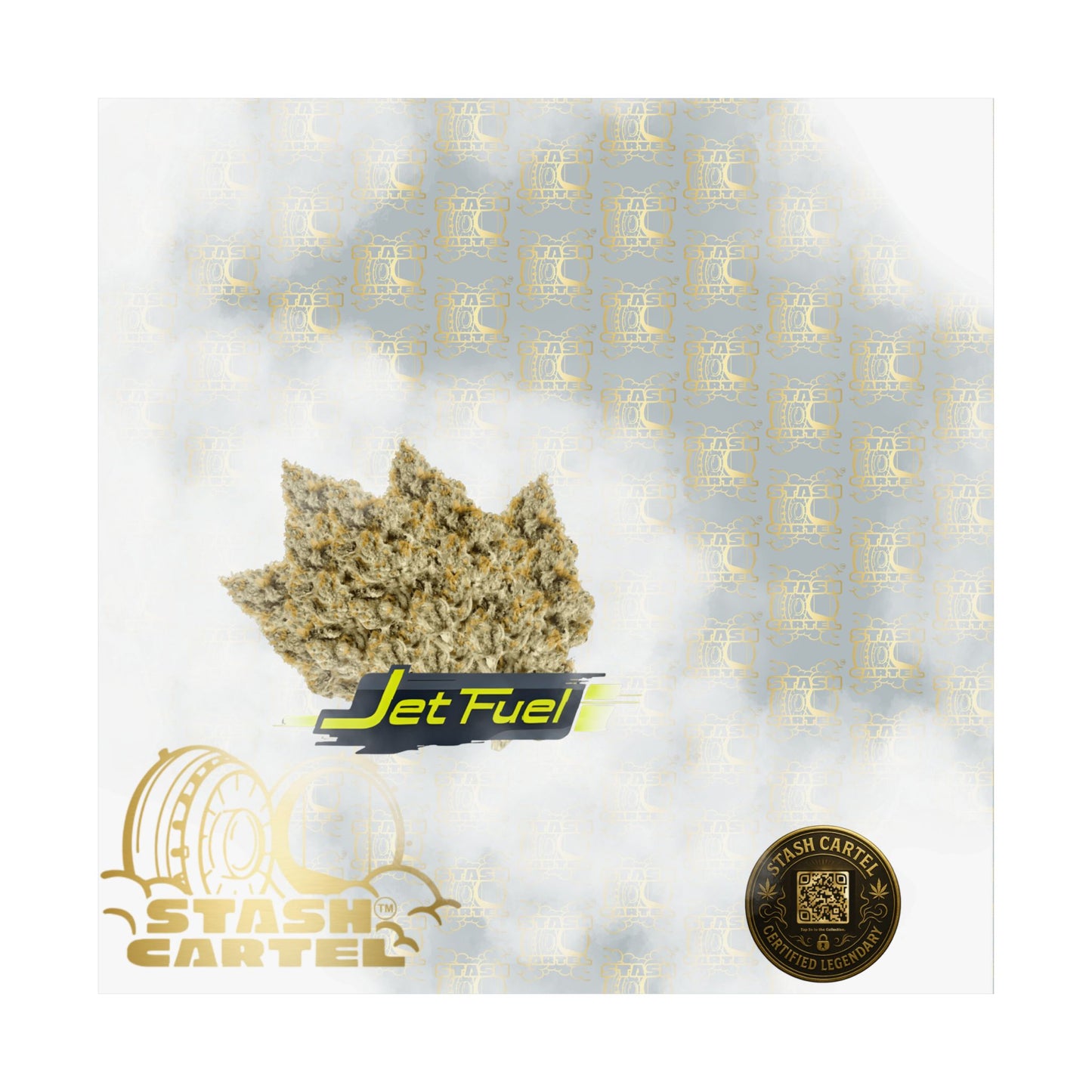 ✈️⛽ Jet Fuel Poster – High-Octane Sativa Wall Art with Pure Diesel Power