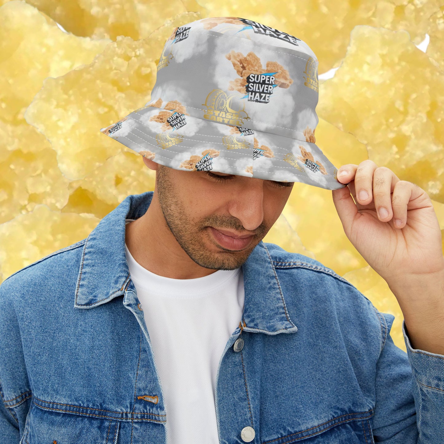 Super Silver Haze Bucket Hat – Crumble Culture & Classic Elevation