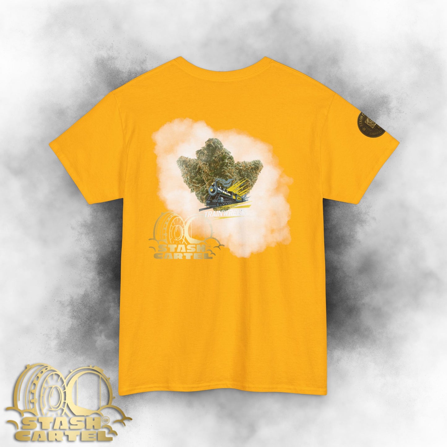 Trainwreck Tee – Mind-Bending Powerhouse Unisex Cotton Tee