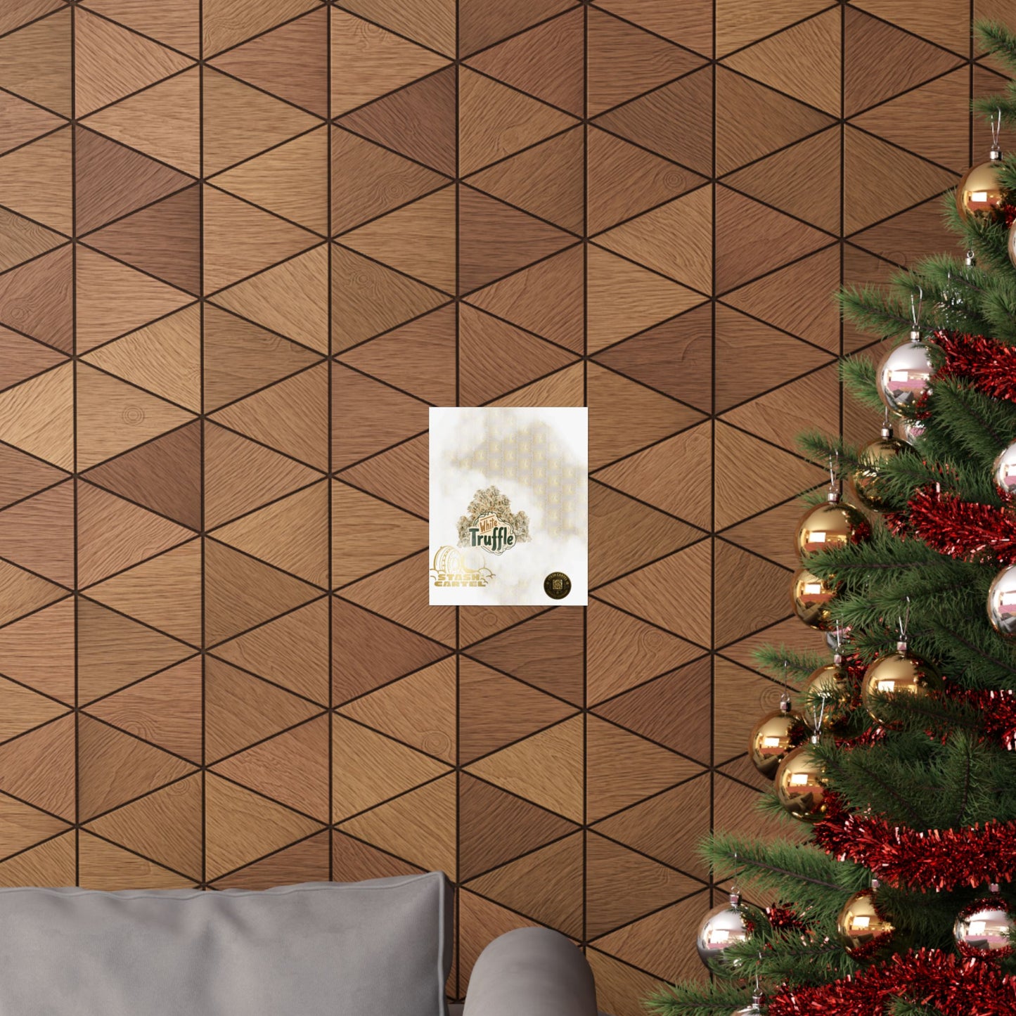 ππ¨ White Truffle Poster β Creamy Exotic Gas Poster with Velvet Indica Feel