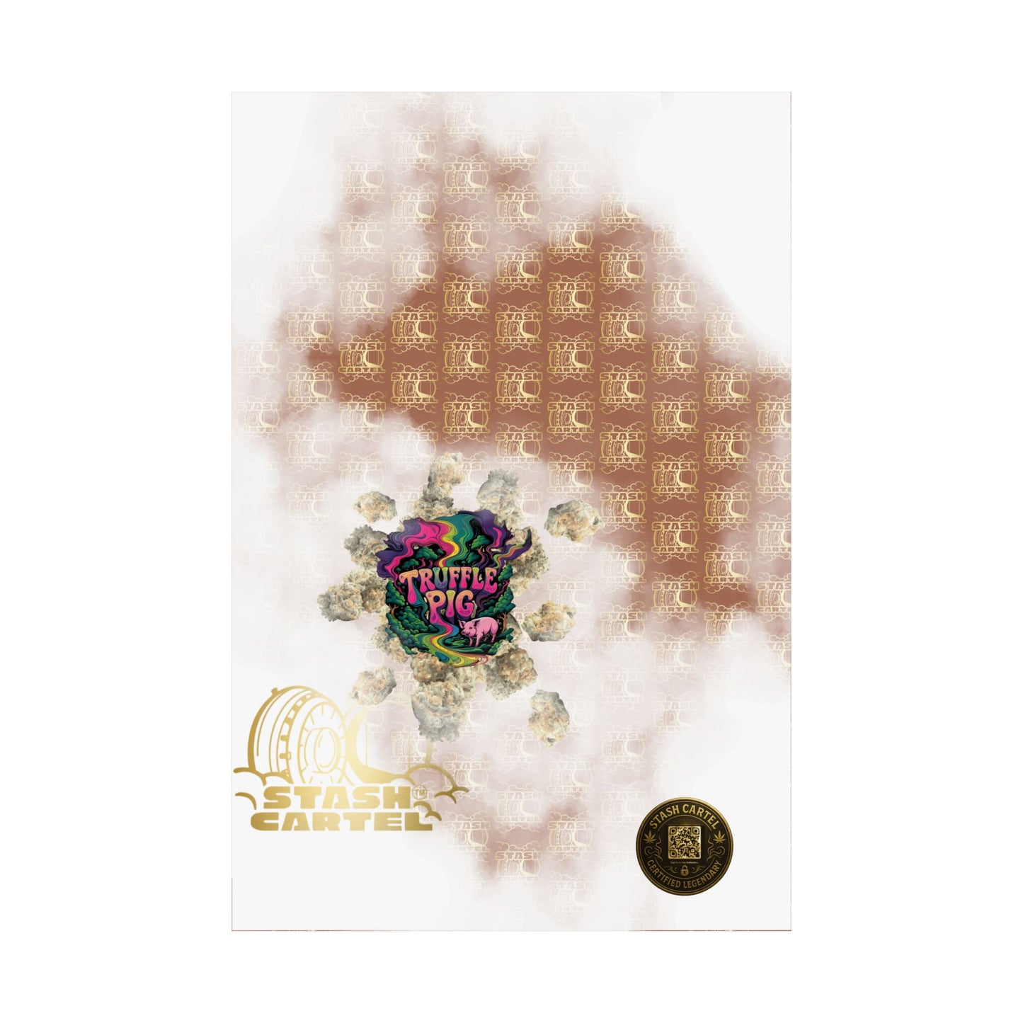 π·π« Truffle Pig Poster β Rare Indica Hybrid with Candy Gas & Earthy Depth