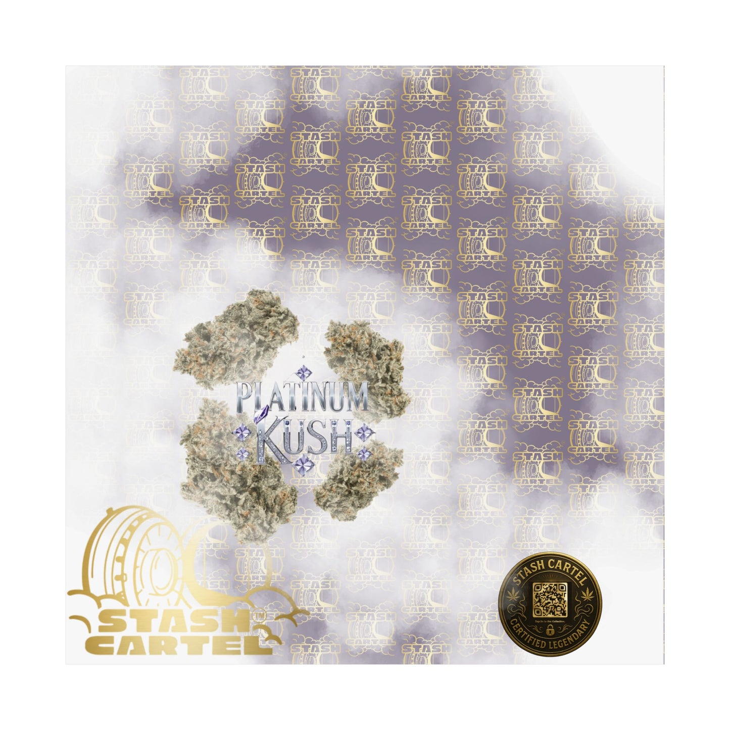 π "Platinum Kush" Luxurious Indica Poster