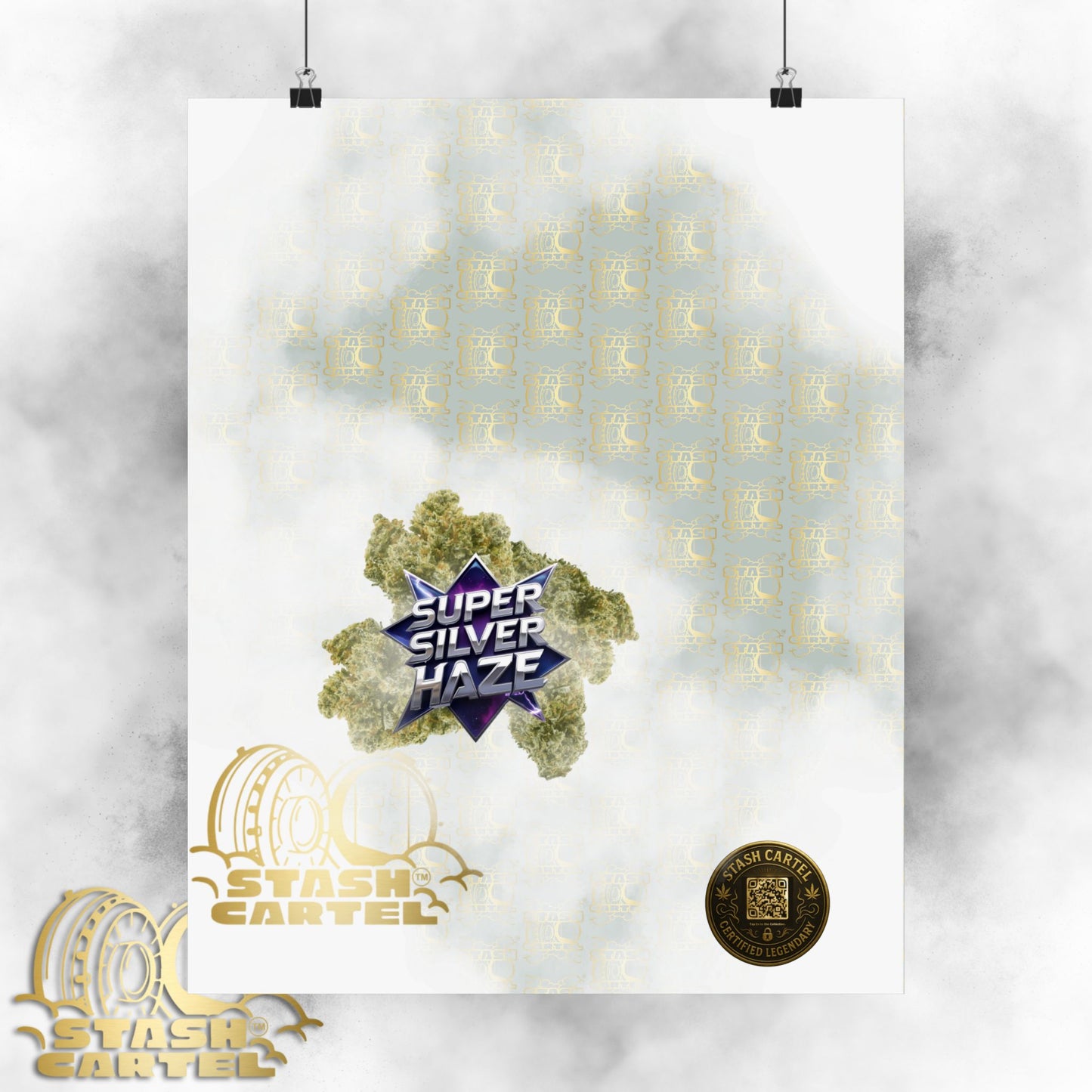 β‘π "Super Silver Haze" Sativa Poster β Legacy Citrus Spark