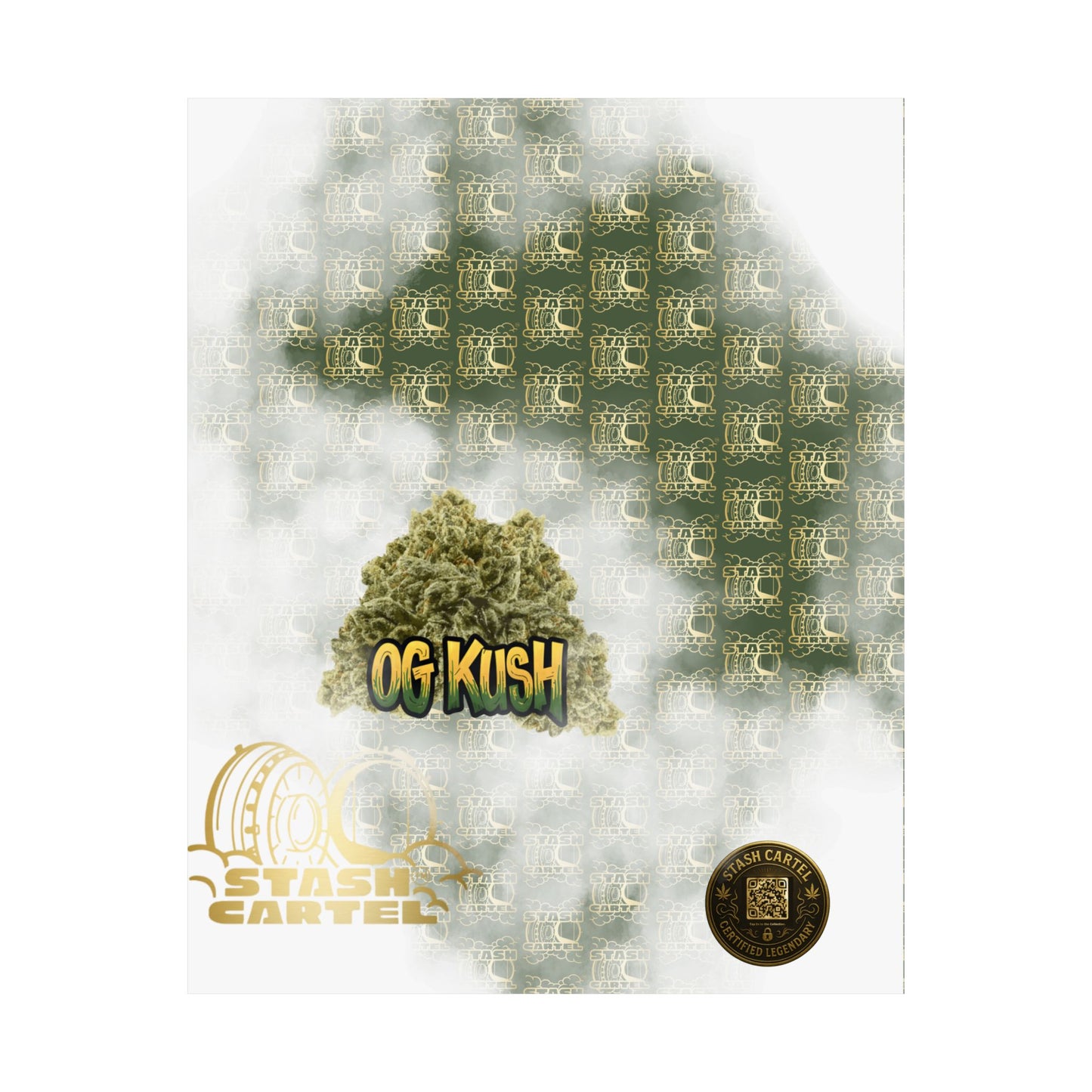 π₯ "OG Kush" Gas-Heavy Poster β West Coast Royalty Cannabis Wall Print