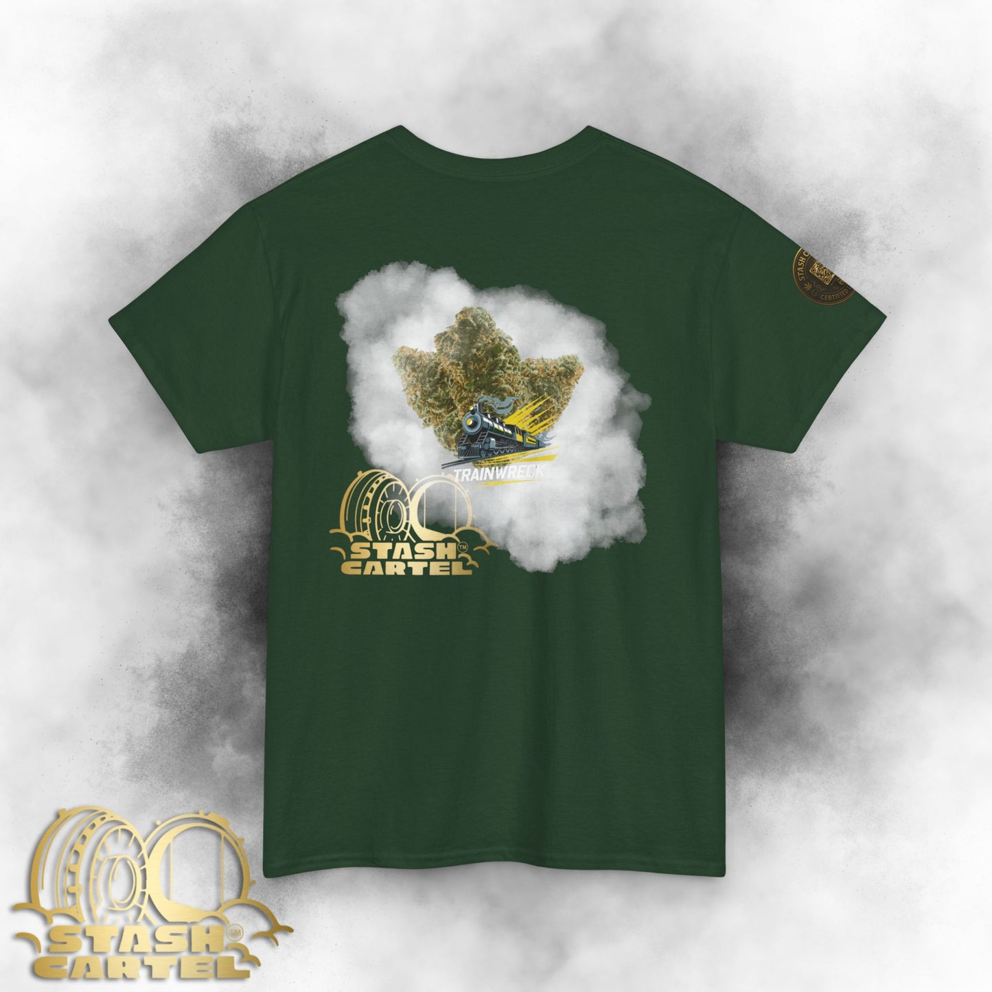Trainwreck Tee – Mind-Bending Powerhouse Unisex Cotton Tee