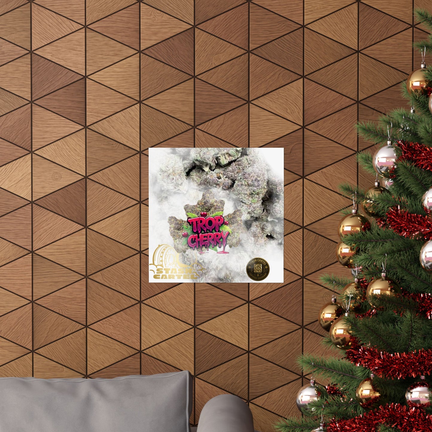 πβ‘ Trop Cherry Poster β Sativa Poster for Sweet Energy & Focus