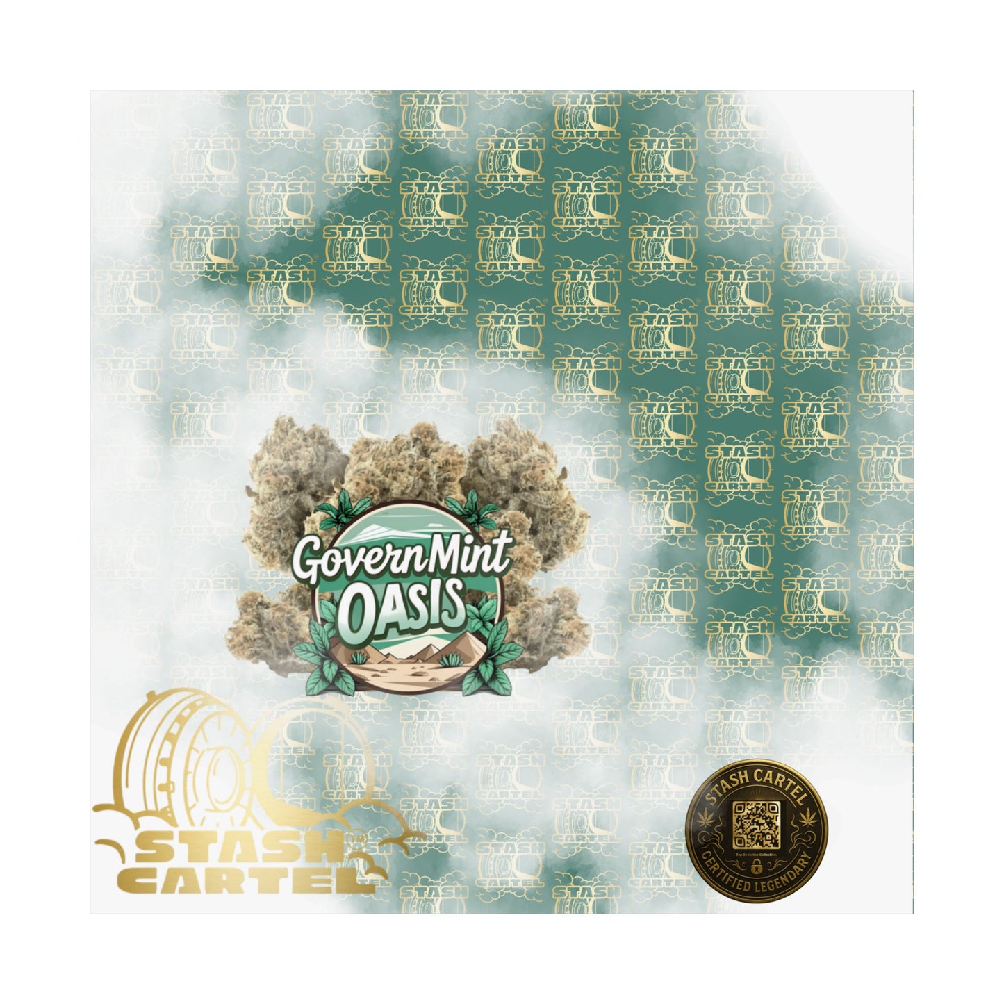 ποΈπΏ "Governmint Oasis" Hybrid Poster β Creamy Citrus Royalty