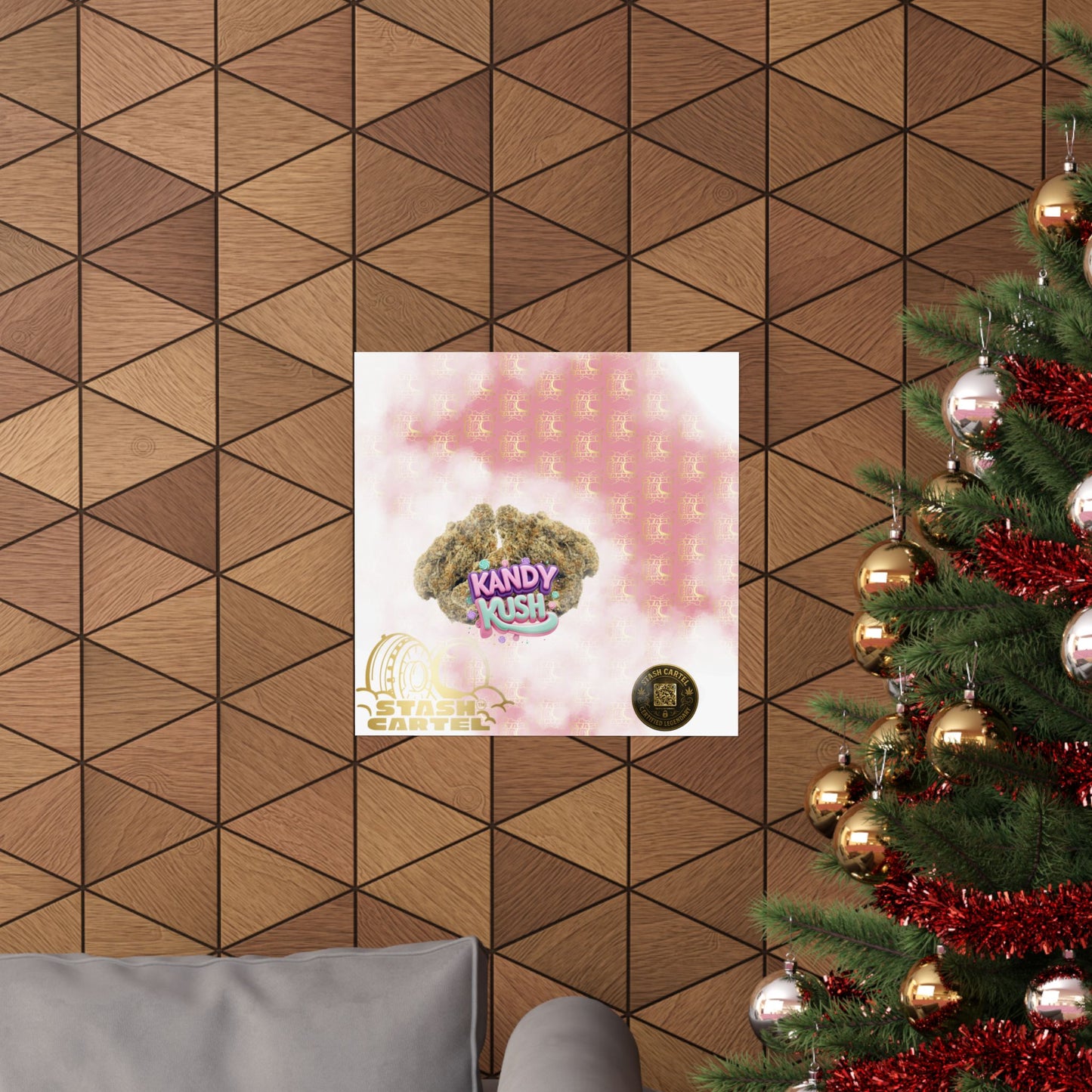 π¬π¨ Kandy Kush Poster β Sweet Hybrid Wall Art with Candy Terps & Euphoric Balance