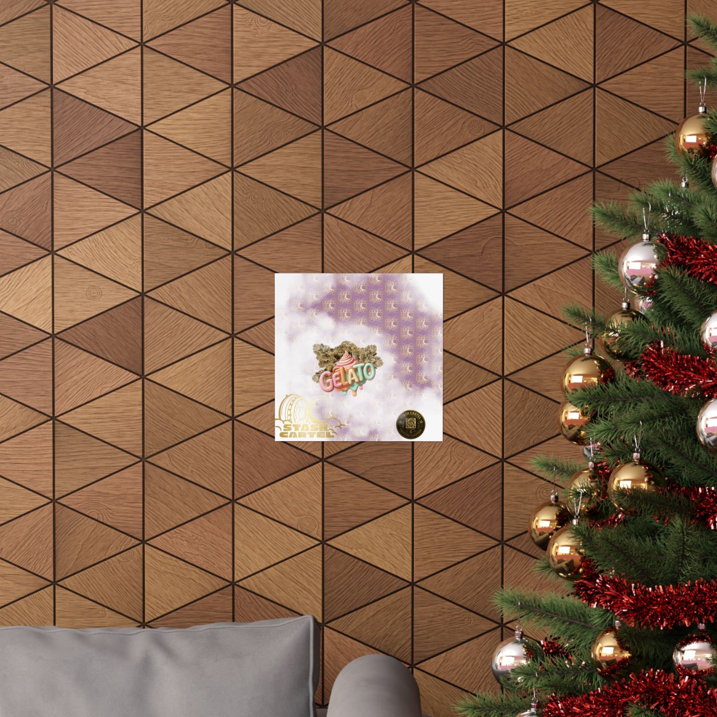 π¨ "Gelato" Strain Poster β Creamy Cannabis Wall Print with Smooth Vibes