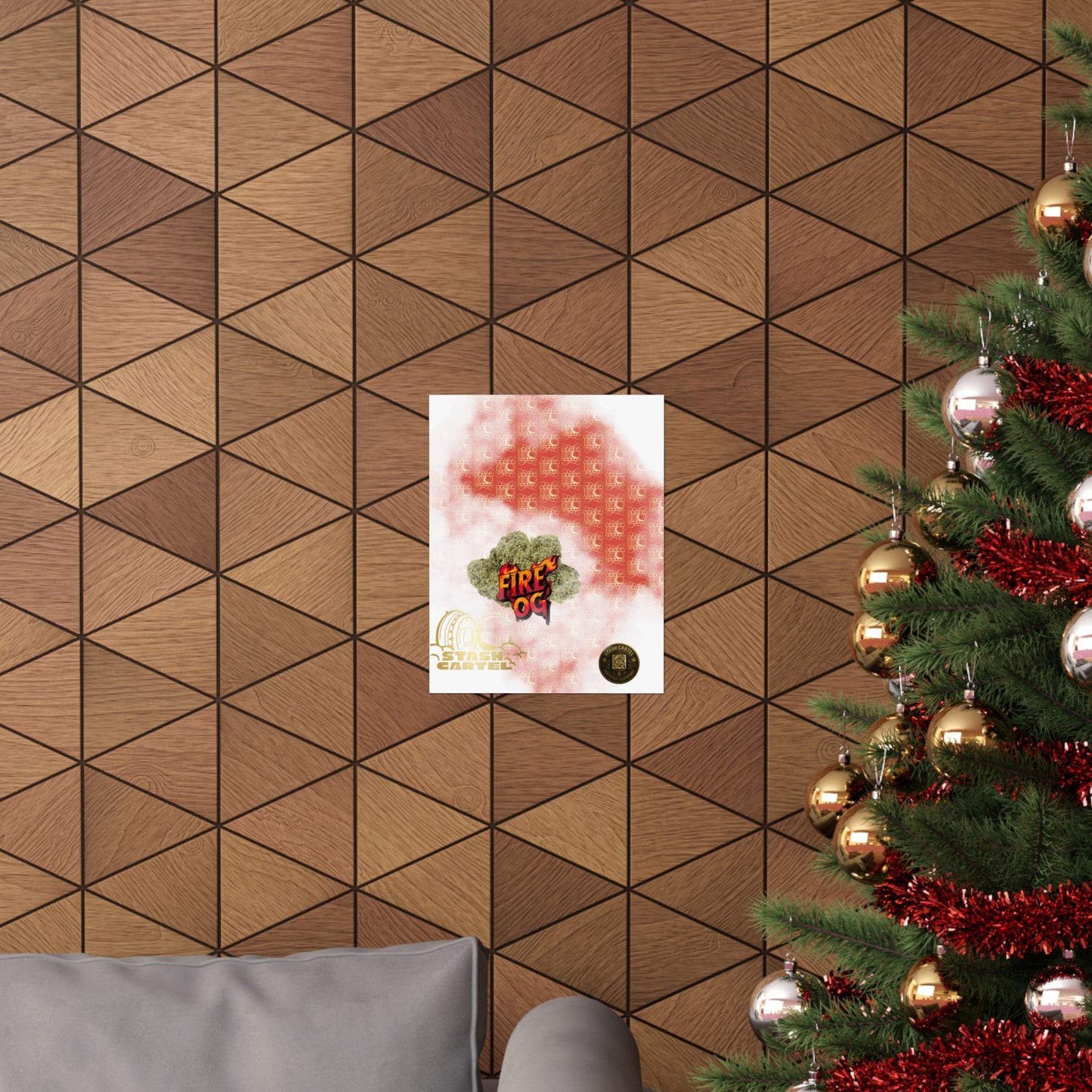 π₯β½ Fire OG Poster β Legendary Indica Hybrid with Lemon Diesel & Full-Body Melt