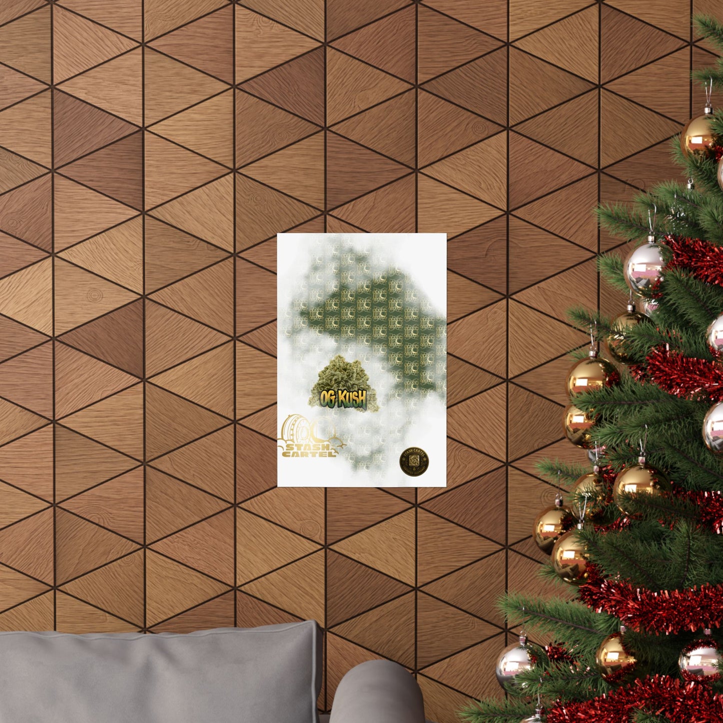 π₯ "OG Kush" Gas-Heavy Poster β West Coast Royalty Cannabis Wall Print