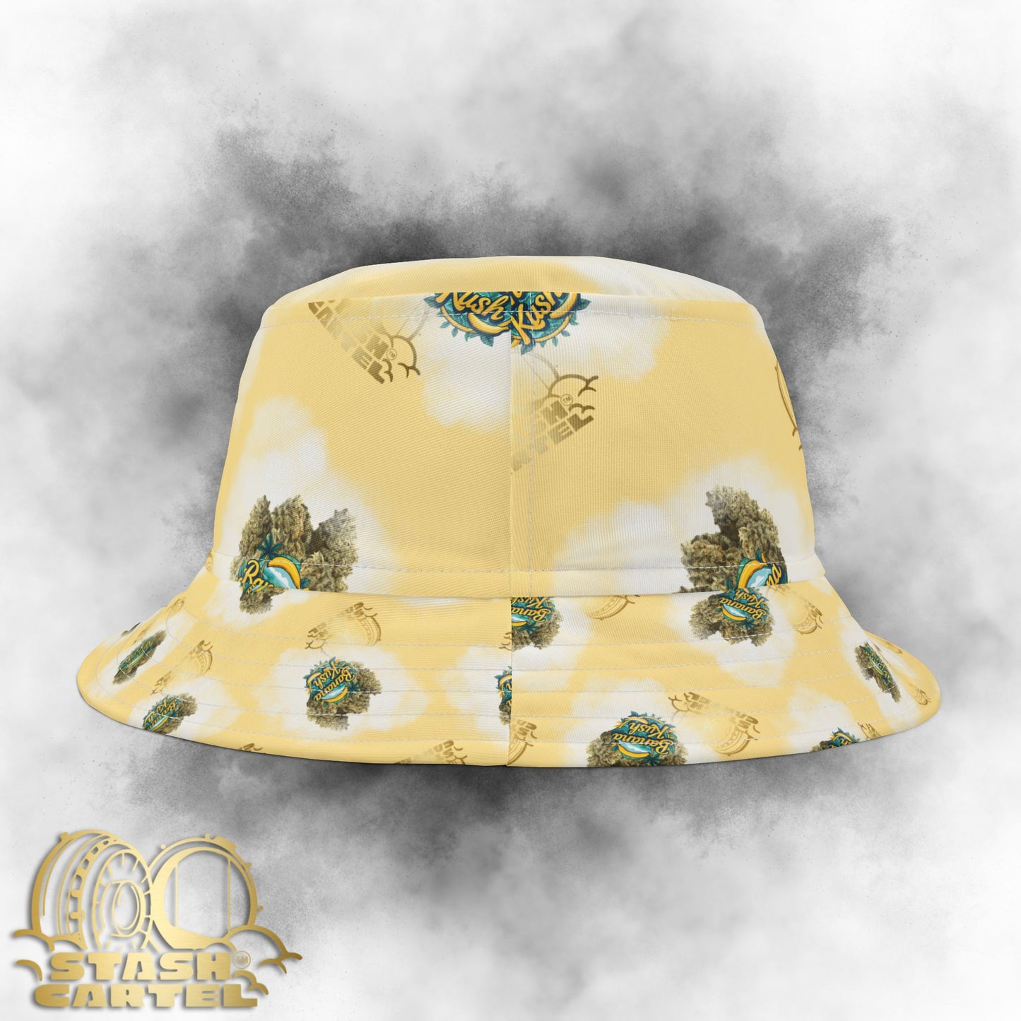 Banana Kush Bucket Hat β Creamy Drip with Sunset Vibes