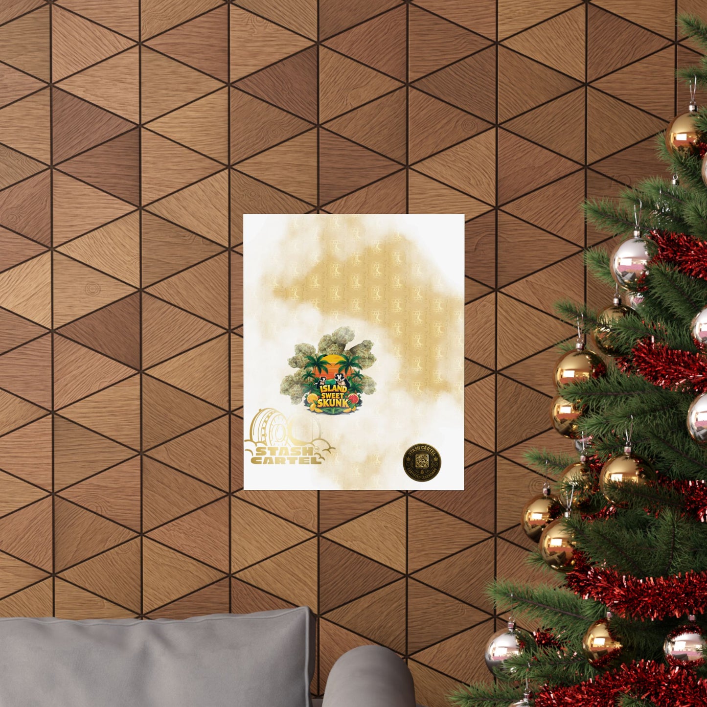 ποΈπ¦¨ Island Sweet Skunk Poster β Tropical Terp Print with Sunshine Sativa Energy