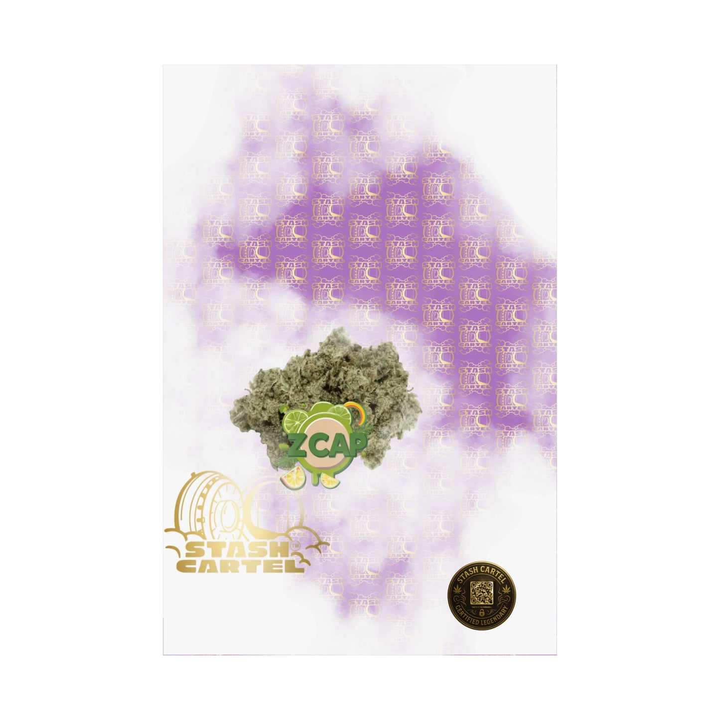 π§’π¬ Z Cap Poster β Designer Zkittlez Hybrid Wall Poster with Drippy Terps