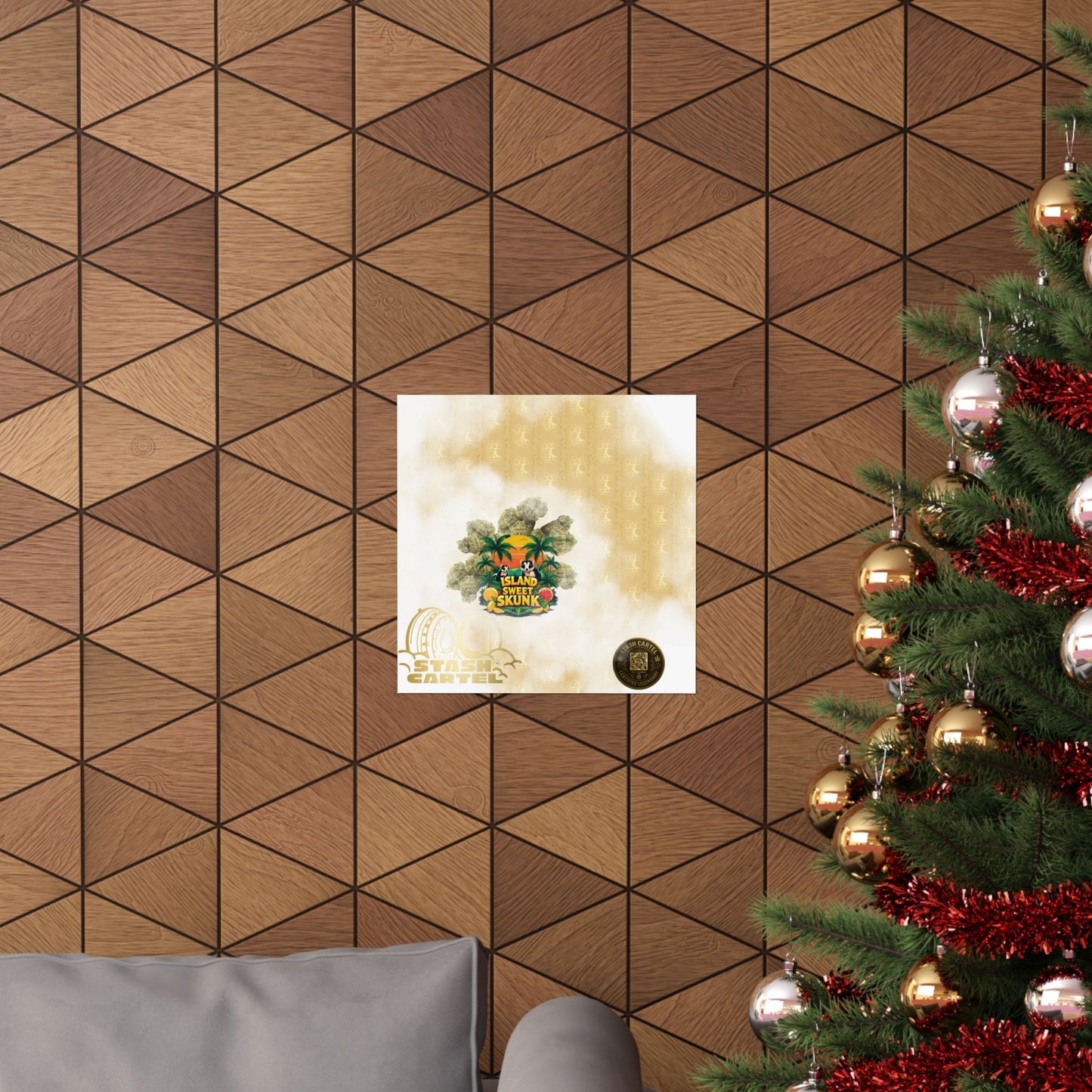 ποΈπ¦¨ Island Sweet Skunk Poster β Tropical Terp Print with Sunshine Sativa Energy