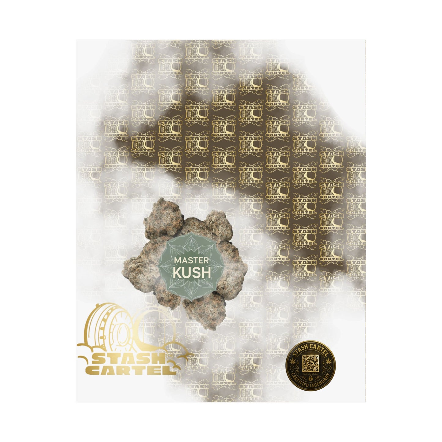 π§ββοΈ "Master Kush" Classic Amsterdam Indica Poster