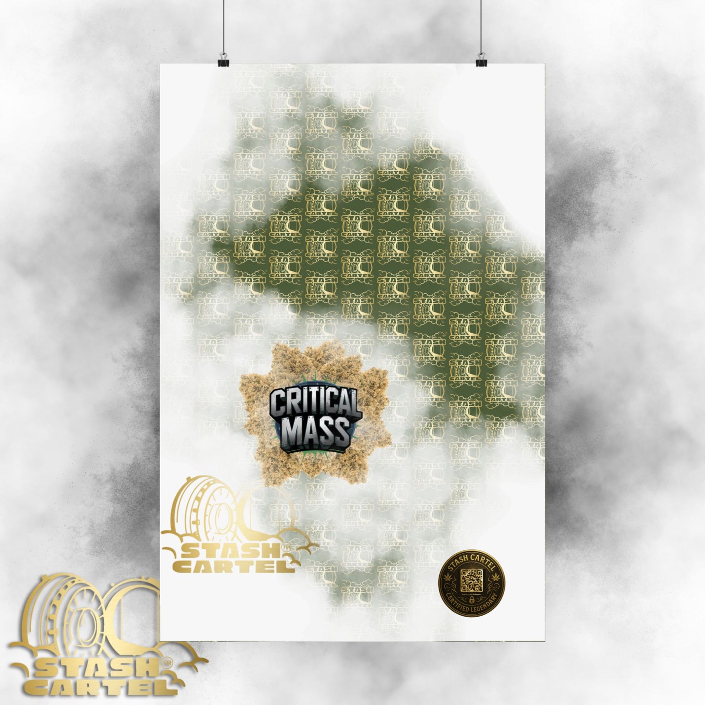 π₯ "Critical Mass" Couch-Lock Indica Poster