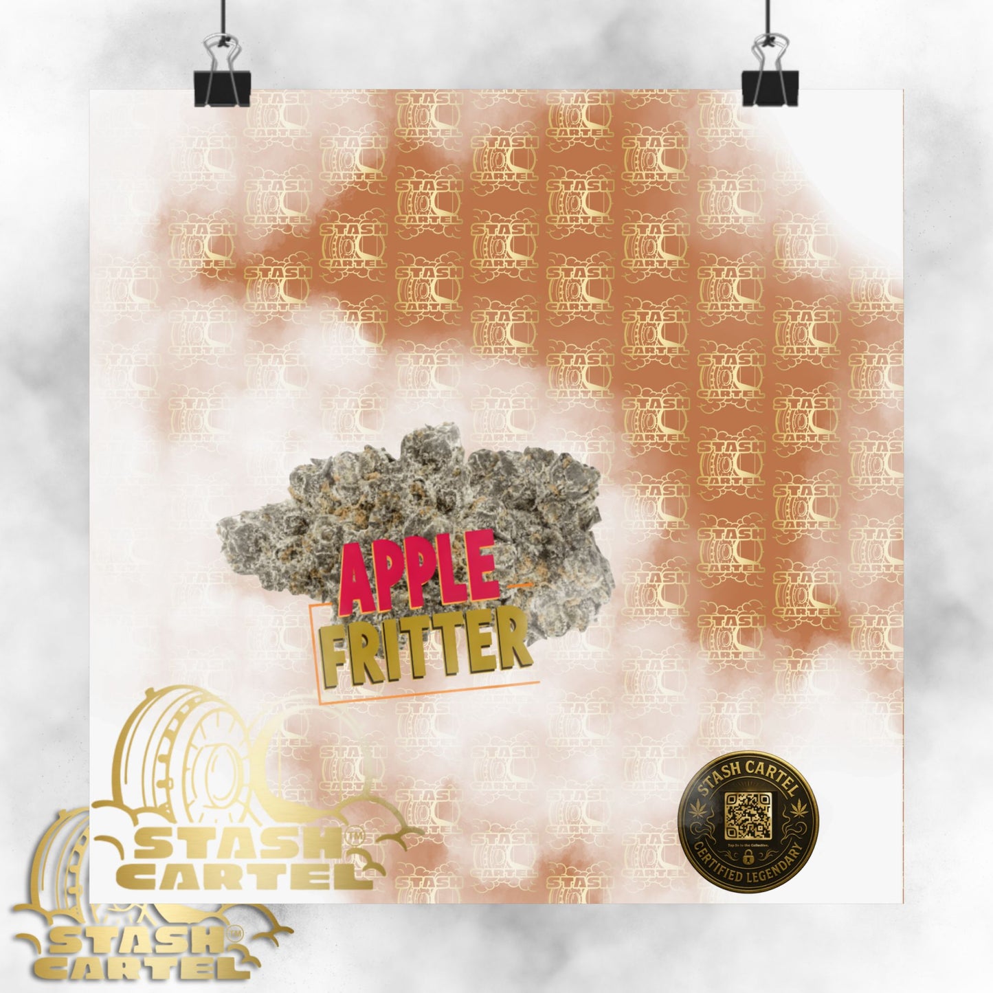 ππ₯§ "Apple Fritter" Hybrid Poster β High-THC Dessert Gas Wall Art