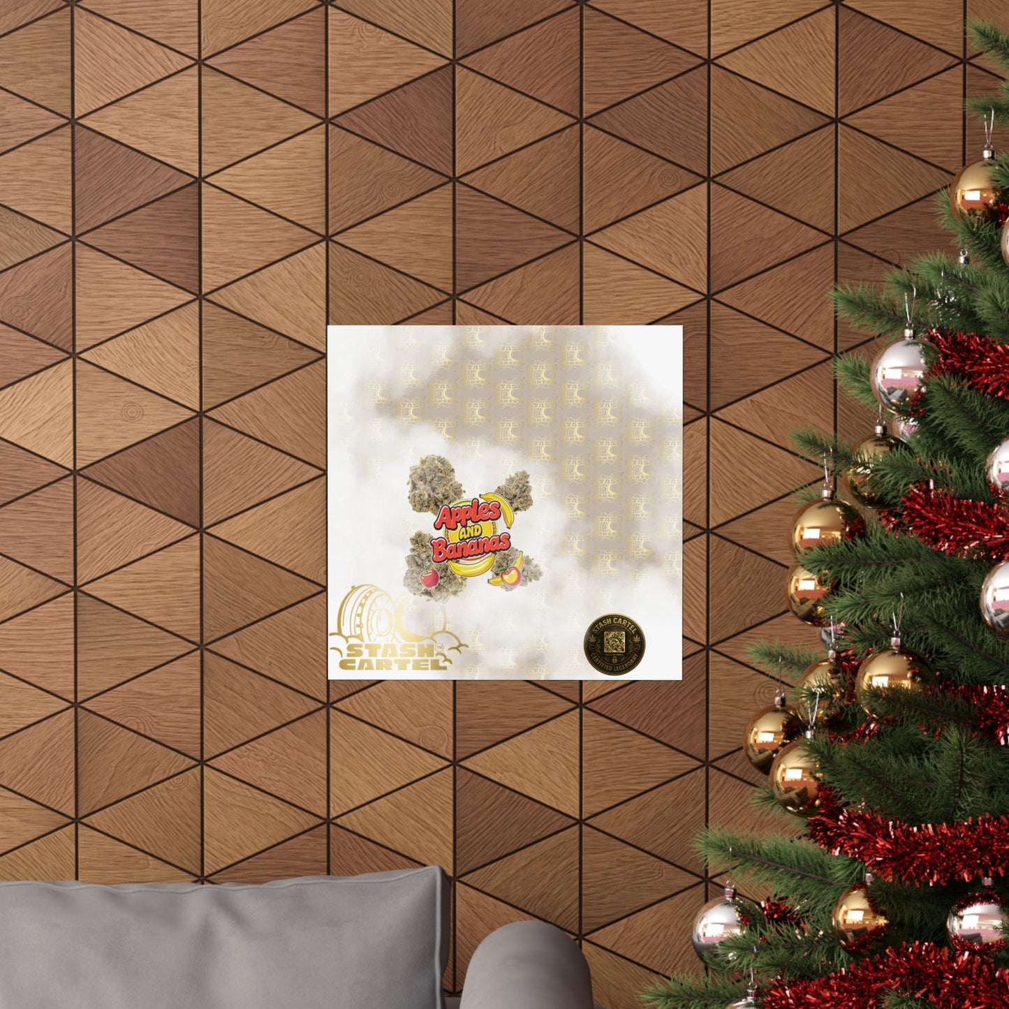 ππ Apples and Bananas Poster β Fruity Hybrid with Candy Apple & Creamy Tropical Gas