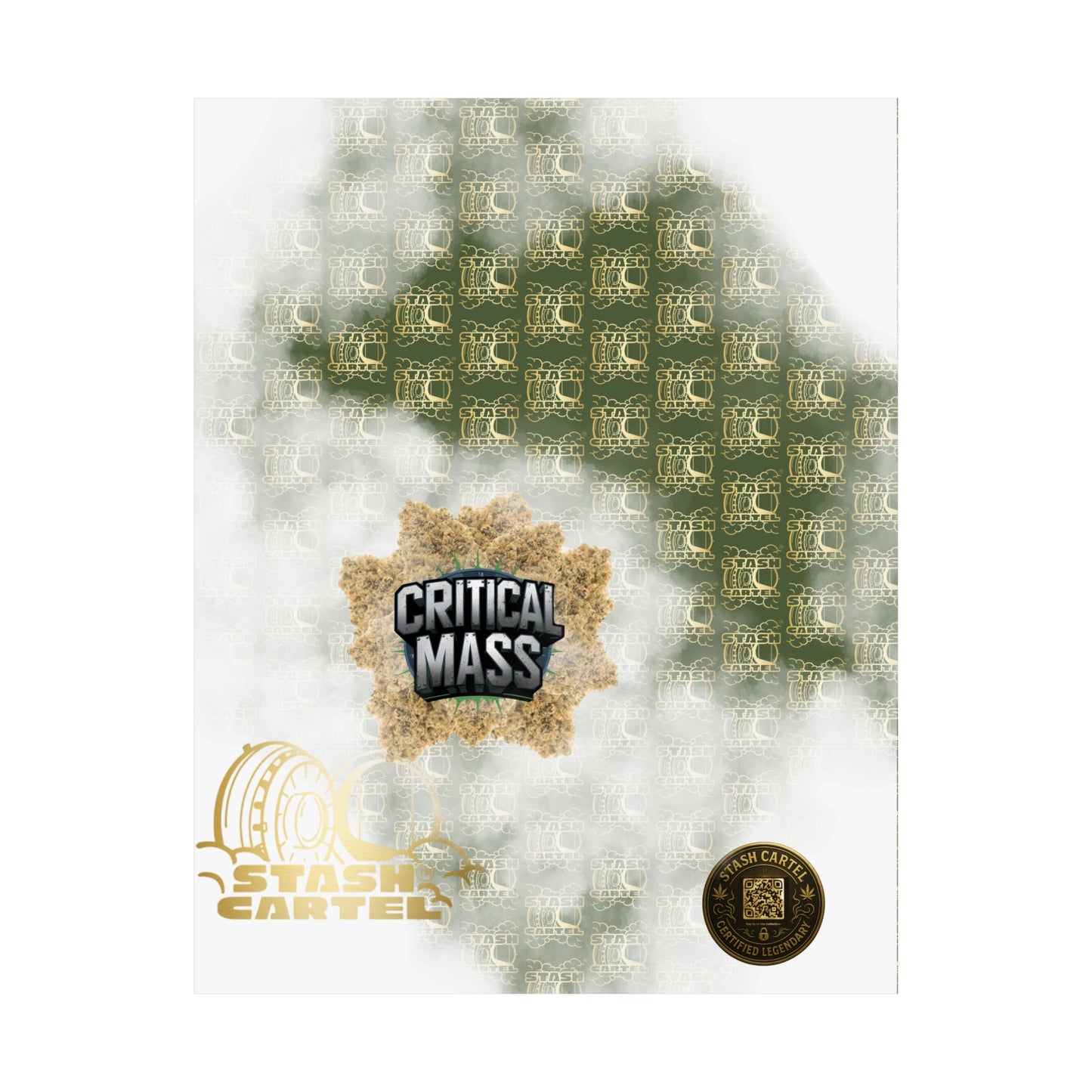 π₯ "Critical Mass" Couch-Lock Indica Poster