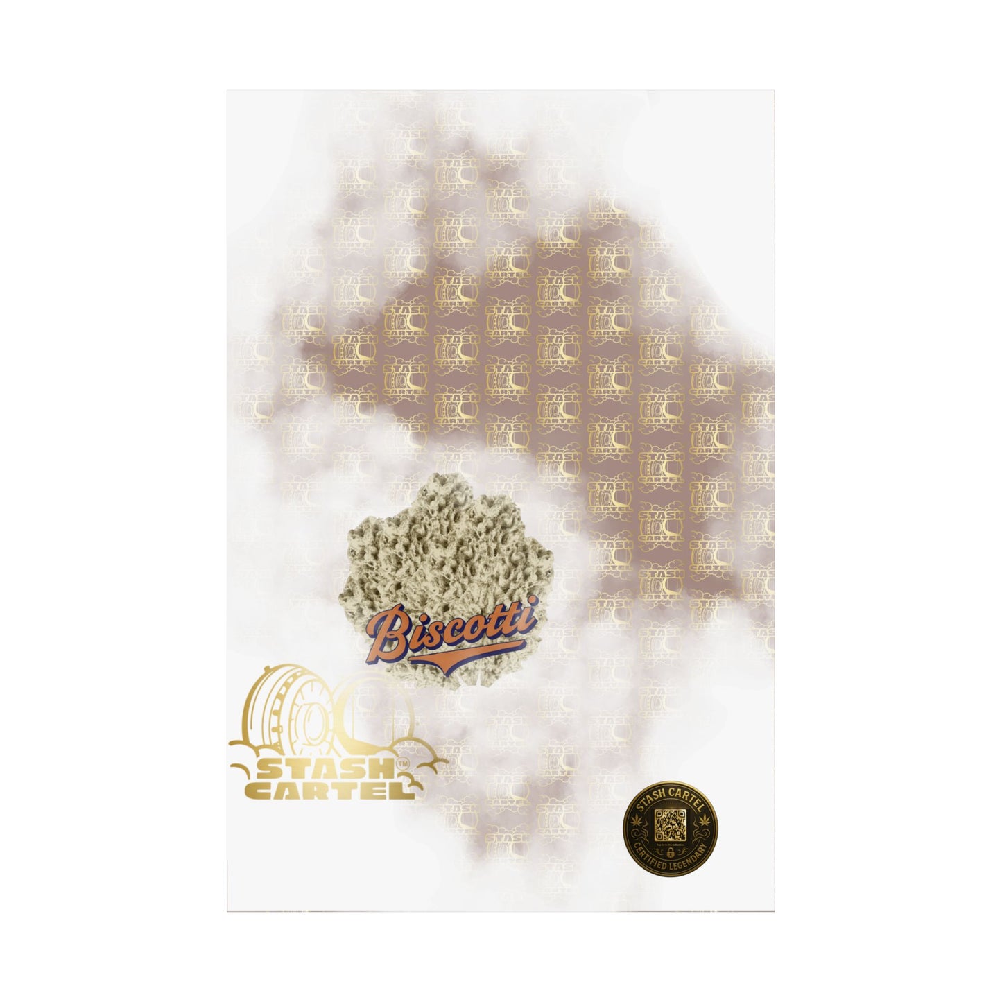 πͺπ€ Biscotti Poster β Cookie Gas Wall Art with Deep Indica Vibes