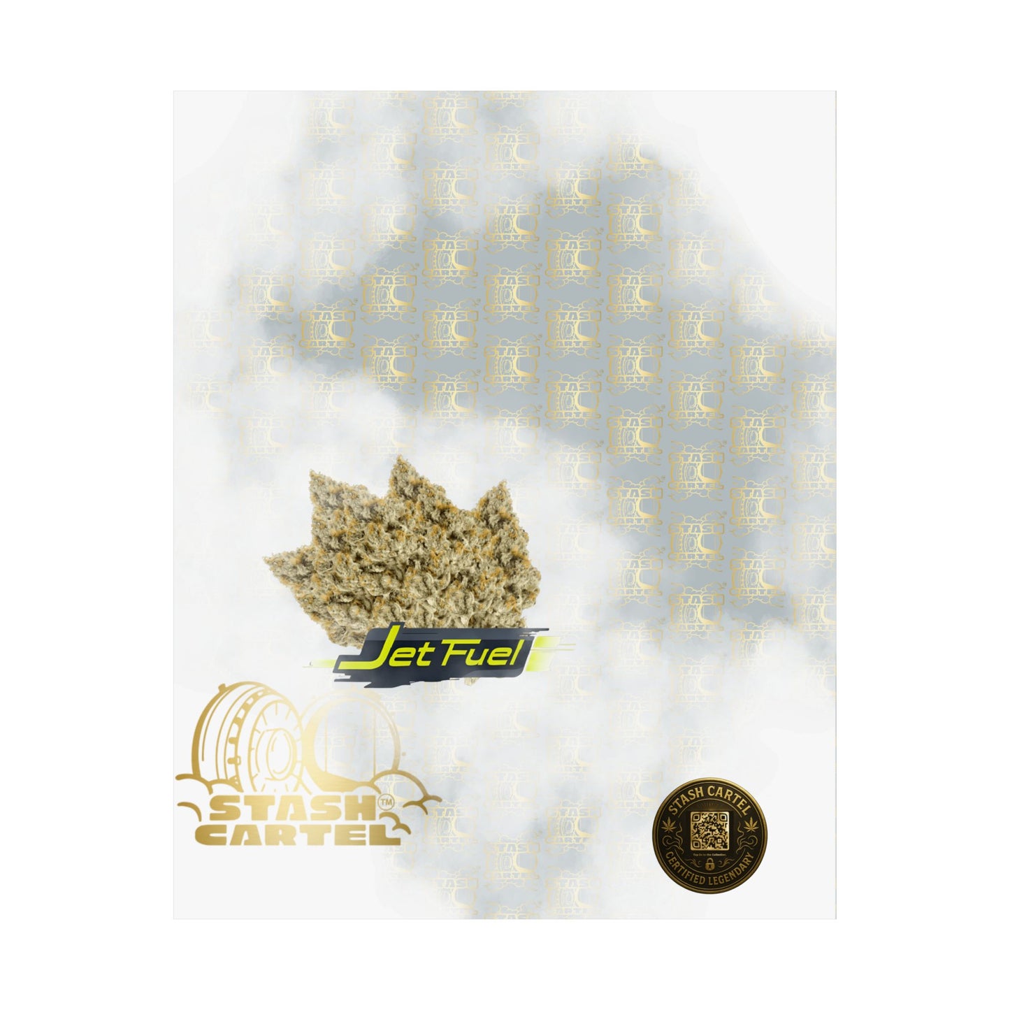 ✈️⛽ Jet Fuel Poster – High-Octane Sativa Wall Art with Pure Diesel Power