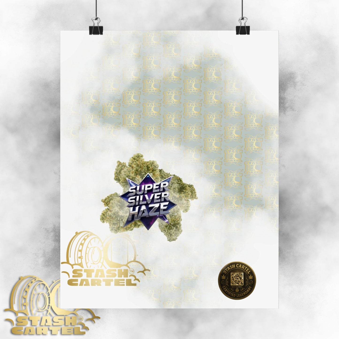 β‘π "Super Silver Haze" Sativa Poster β Legacy Citrus Spark