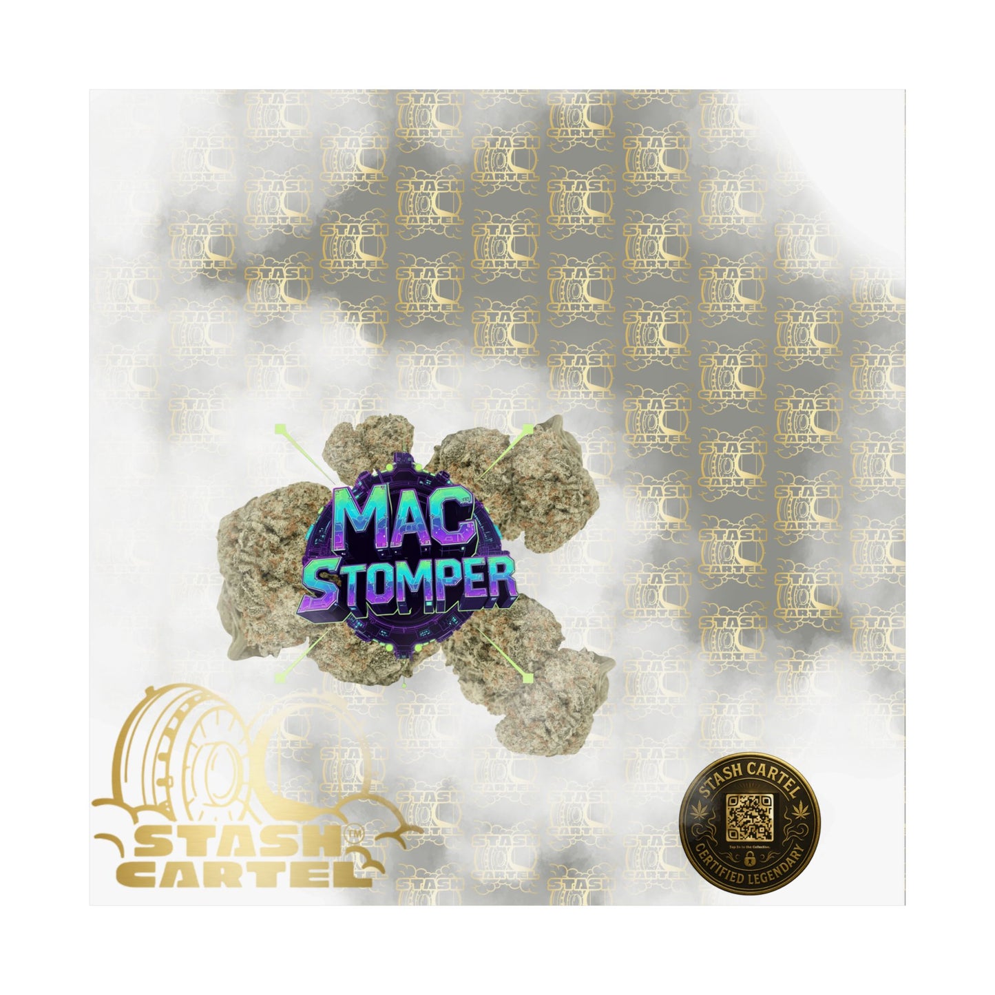 ππͺ MAC Stomper Poster β Potent Hybrid with Creamy Gas & Cosmic Body High