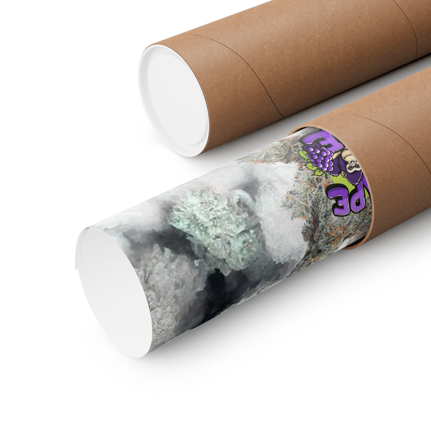 π "Grape Ape" Poster β Deep Purple Cannabis Wall Print for Indica Lovers