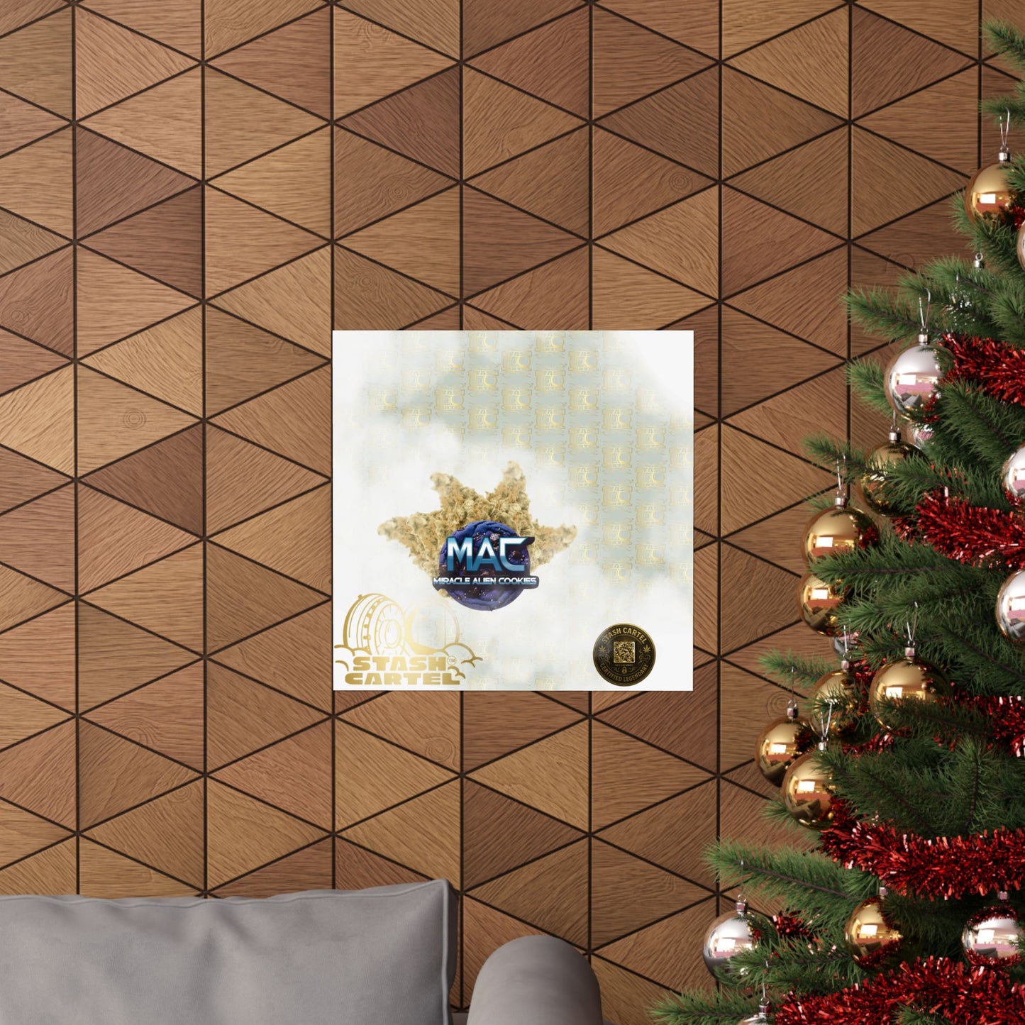 π½πͺ MAC (Miracle Alien Cookies) Poster β Cosmic Hybrid Wall Art with Designer Flavor