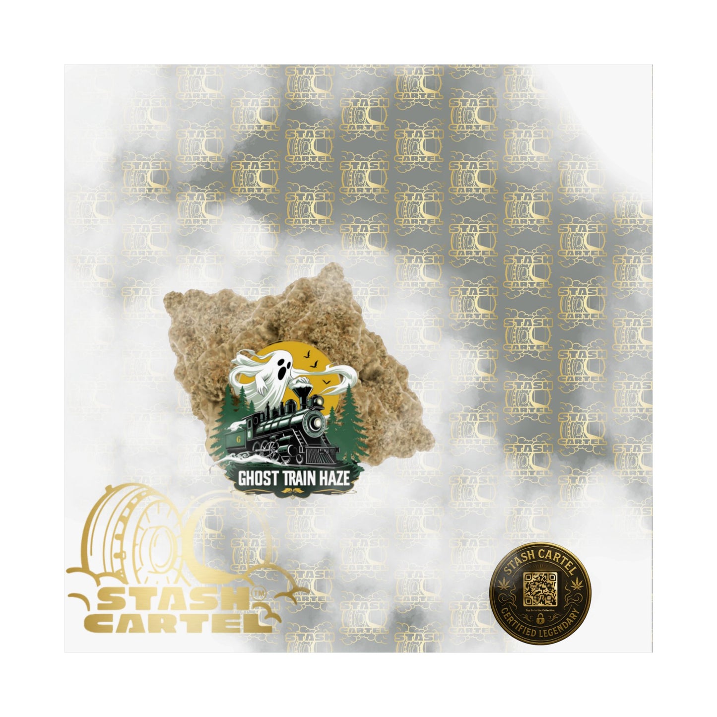 π»π Ghost Train Haze Poster β Mind-Bending Sativa Print for the Visionary