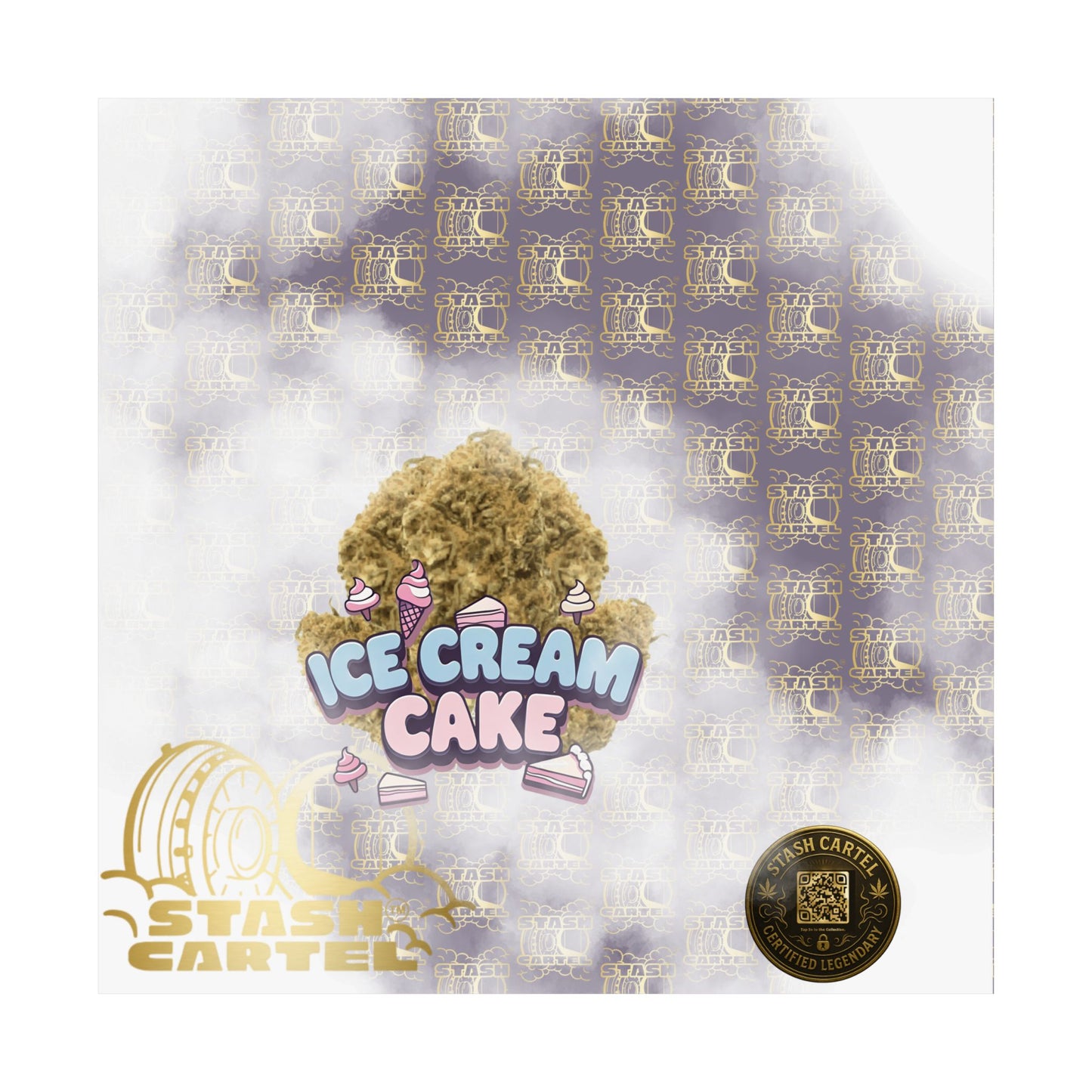 π¦ "Ice Cream Cake" Sedating Indica Dessert Poster