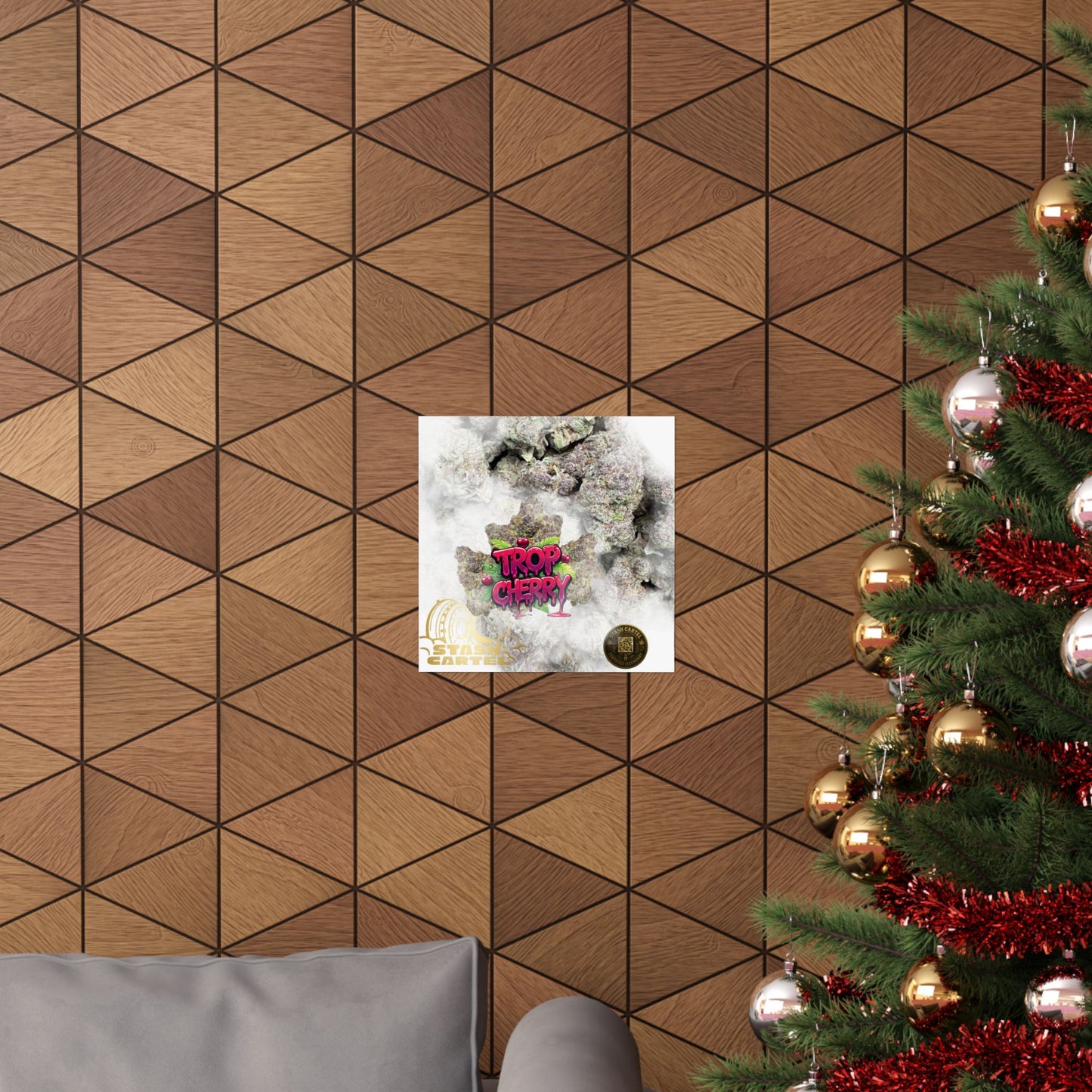 πβ‘ Trop Cherry Poster β Sativa Poster for Sweet Energy & Focus