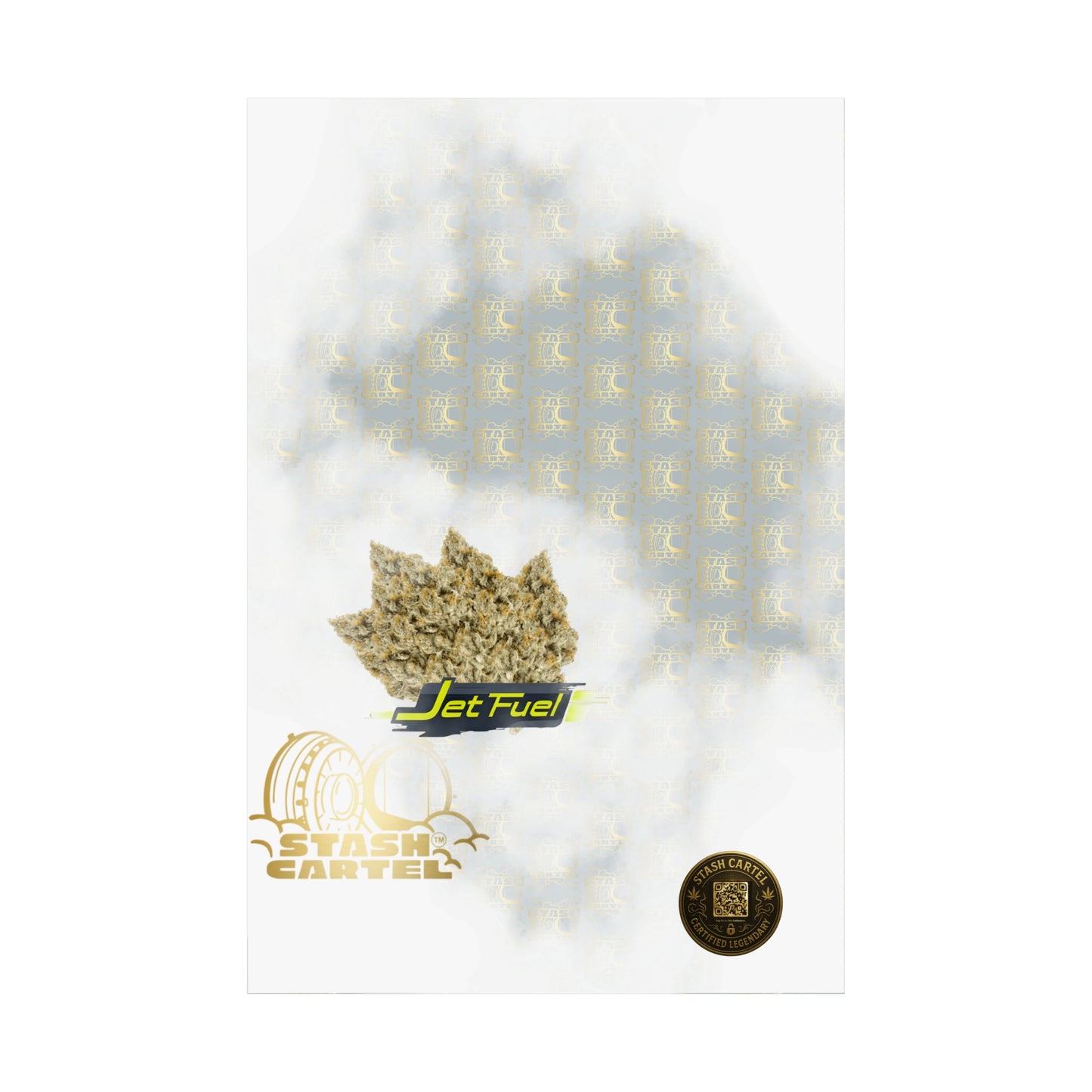 ✈️⛽ Jet Fuel Poster – High-Octane Sativa Wall Art with Pure Diesel Power