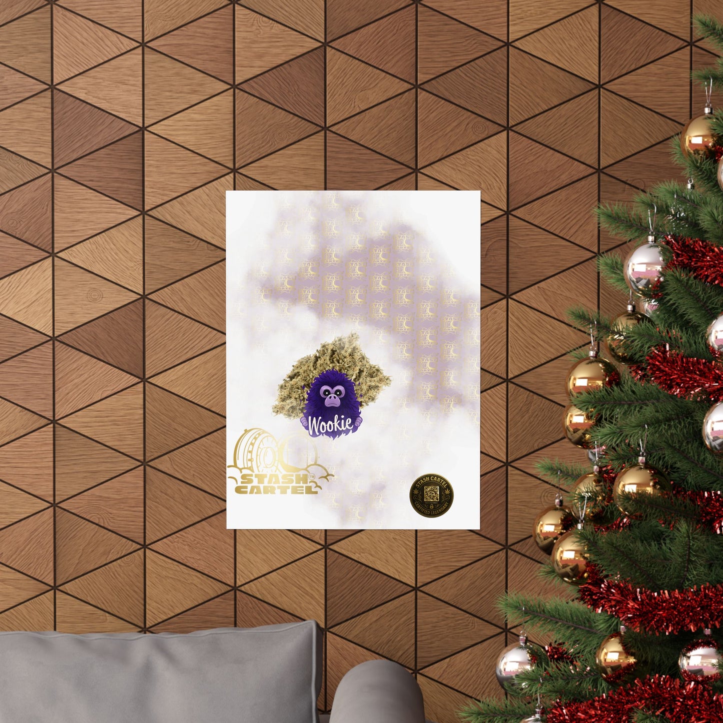 π§ββοΈπ Wookie Poster β Psychedelic Funk Wall Art with Deep Indica Terps