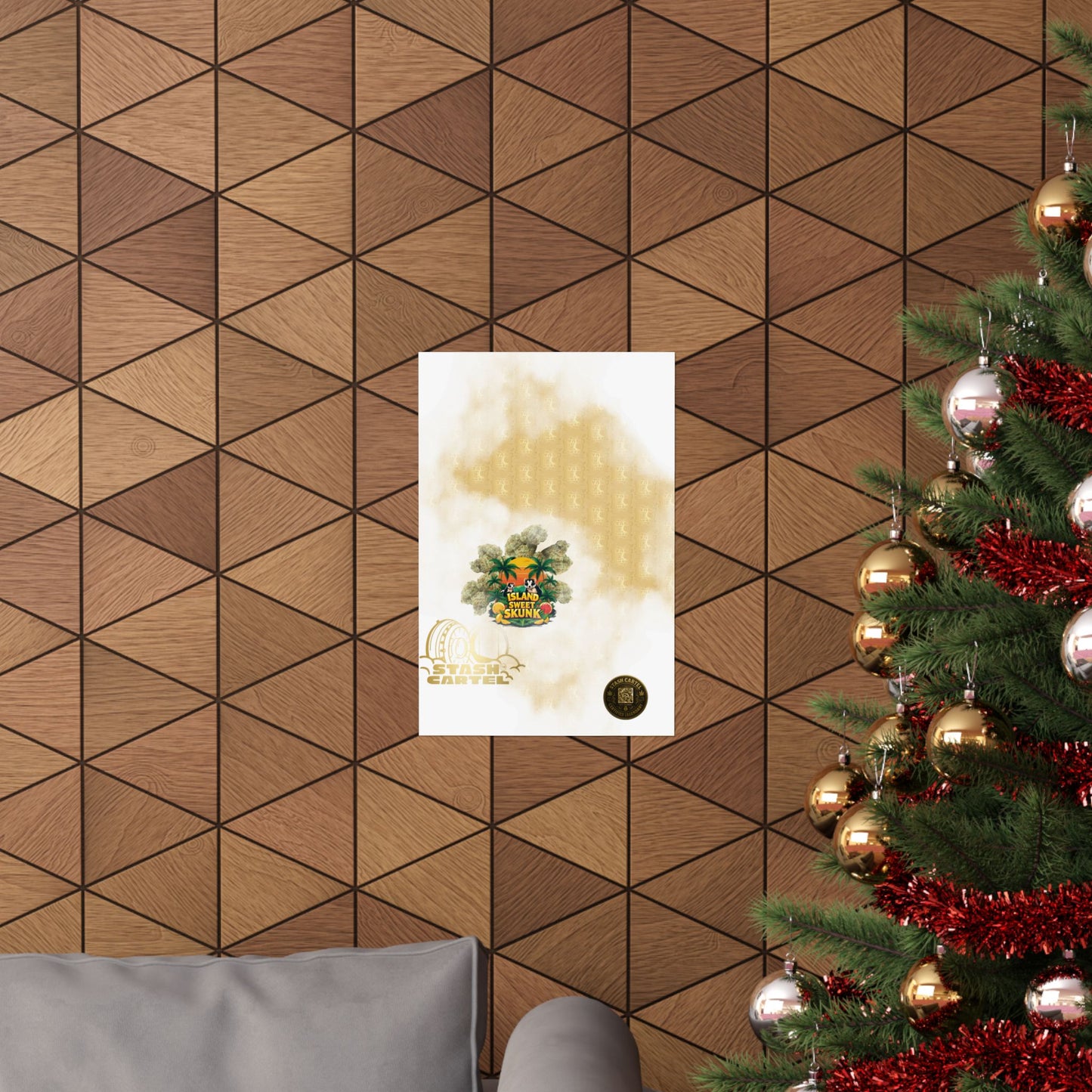ποΈπ¦¨ Island Sweet Skunk Poster β Tropical Terp Print with Sunshine Sativa Energy