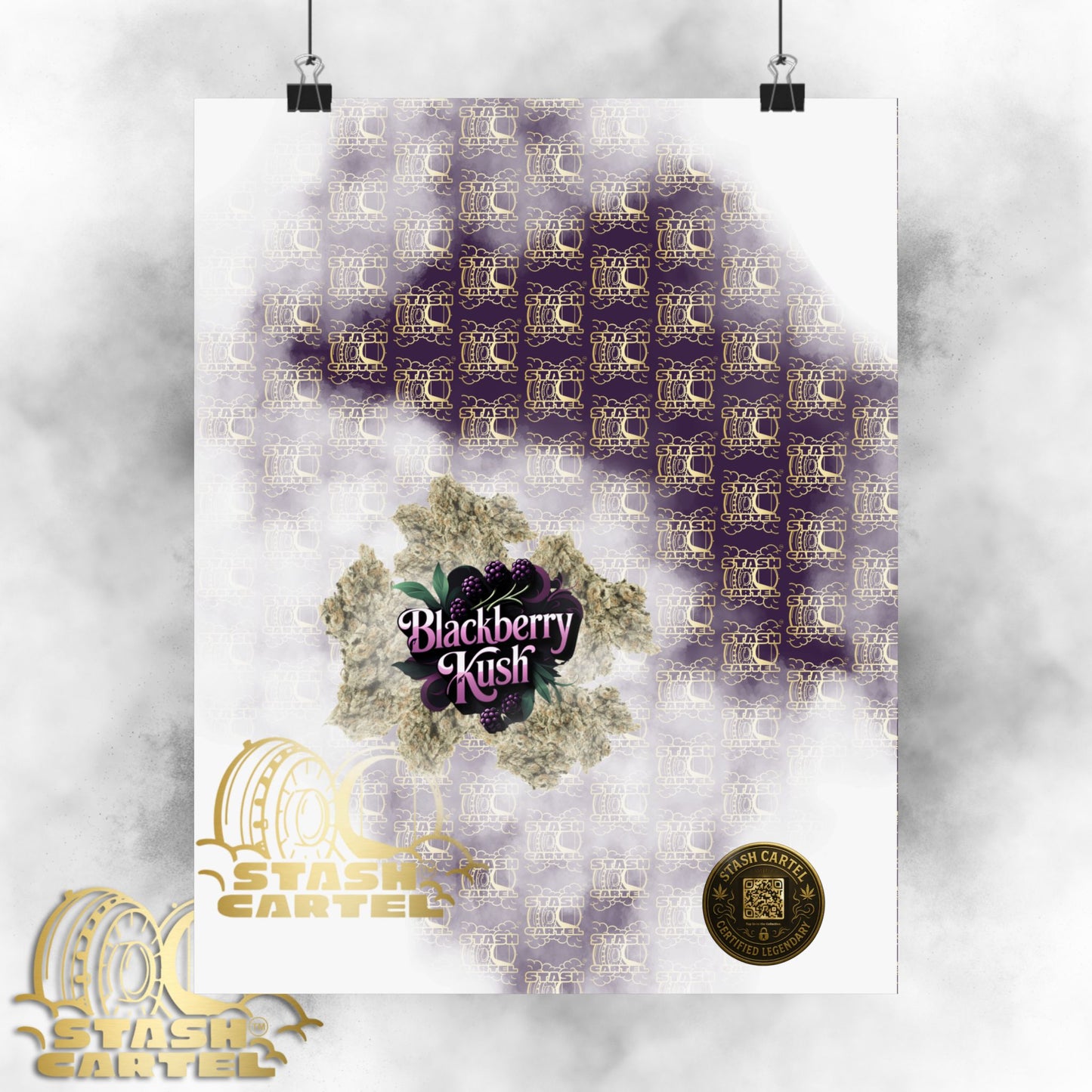 π« "Blackberry Kush" Midnight Indica Poster