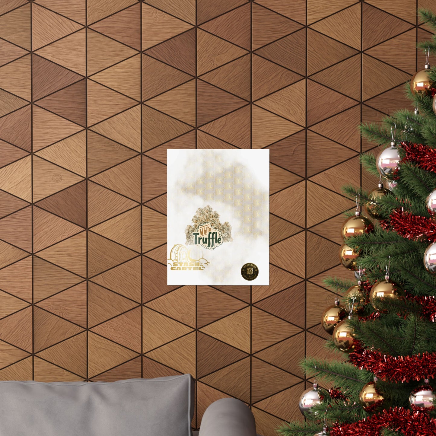 ππ¨ White Truffle Poster β Creamy Exotic Gas Poster with Velvet Indica Feel