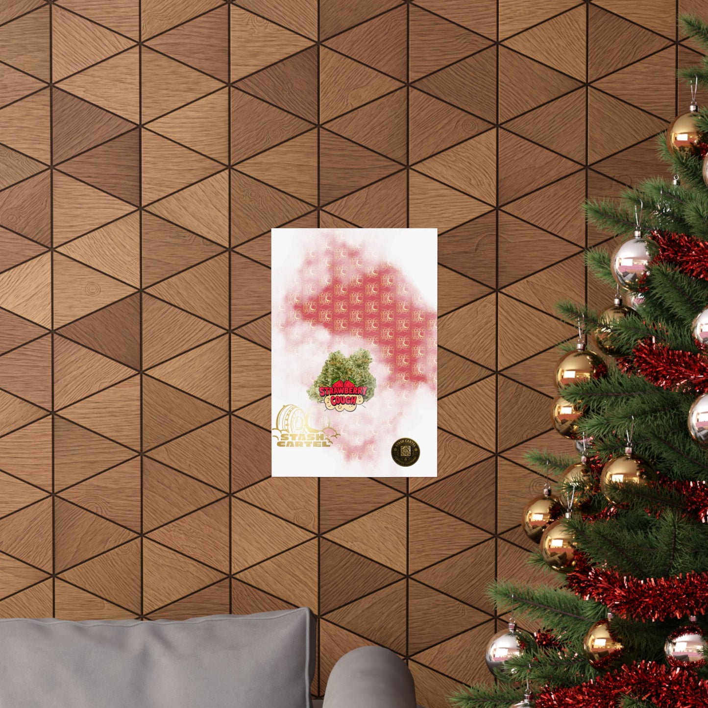 π "Strawberry Cough" Skunky Sativa Poster