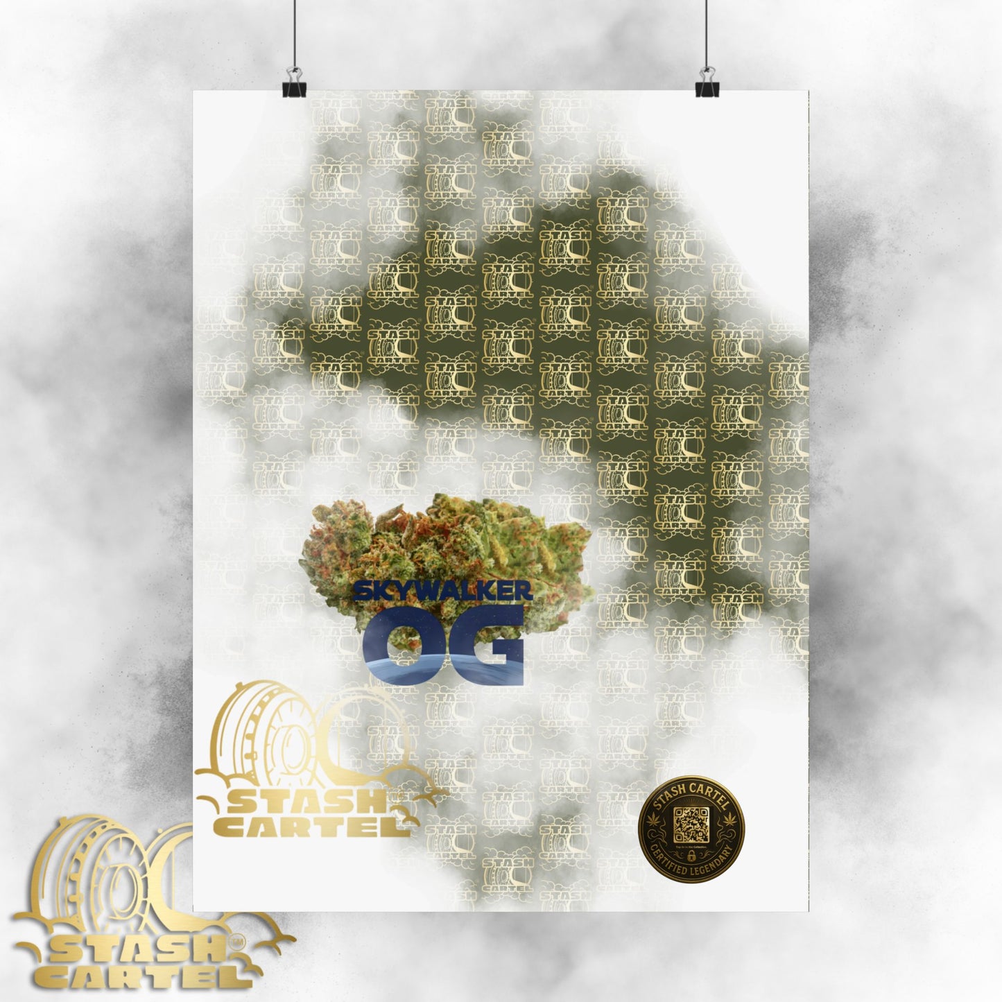 π "Skywalker OG" Galactic Indica-Hybrid Poster