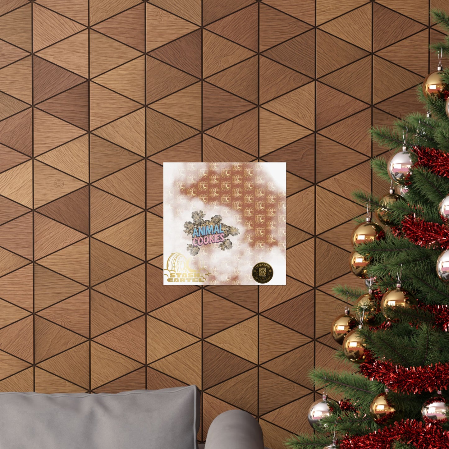 πͺπ¦ Animal Cookies Poster β Dense Indica Hybrid with Dessert Sweetness & Sedative Power