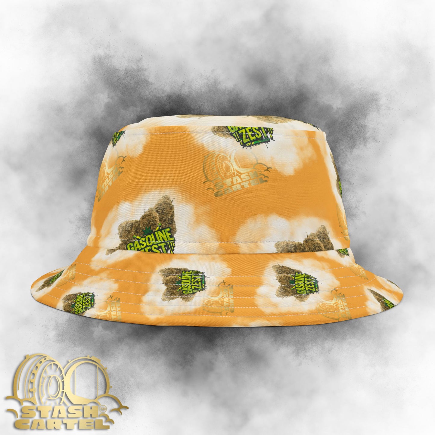 Gasoline Zest Bucket Hat – Citrus Burn with Full Throttle Flavor