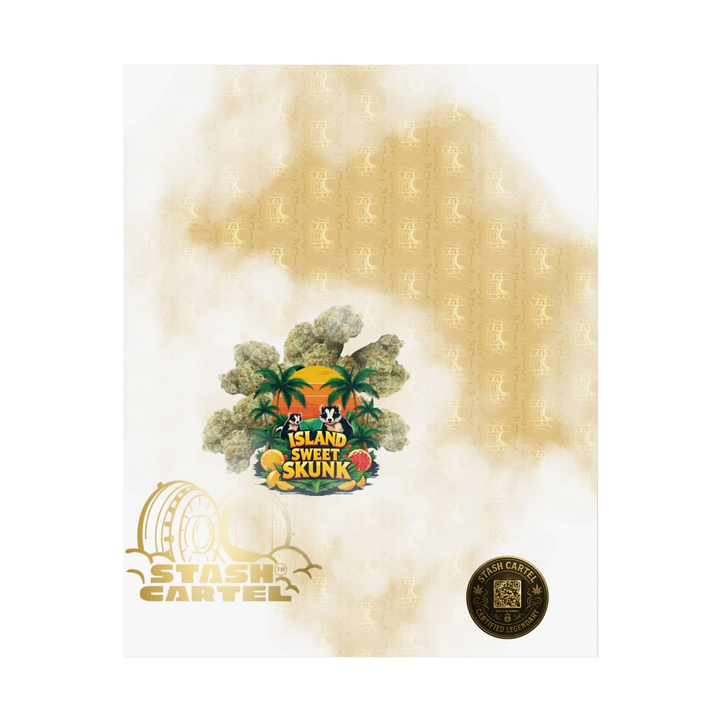 ποΈπ¦¨ Island Sweet Skunk Poster β Tropical Terp Print with Sunshine Sativa Energy