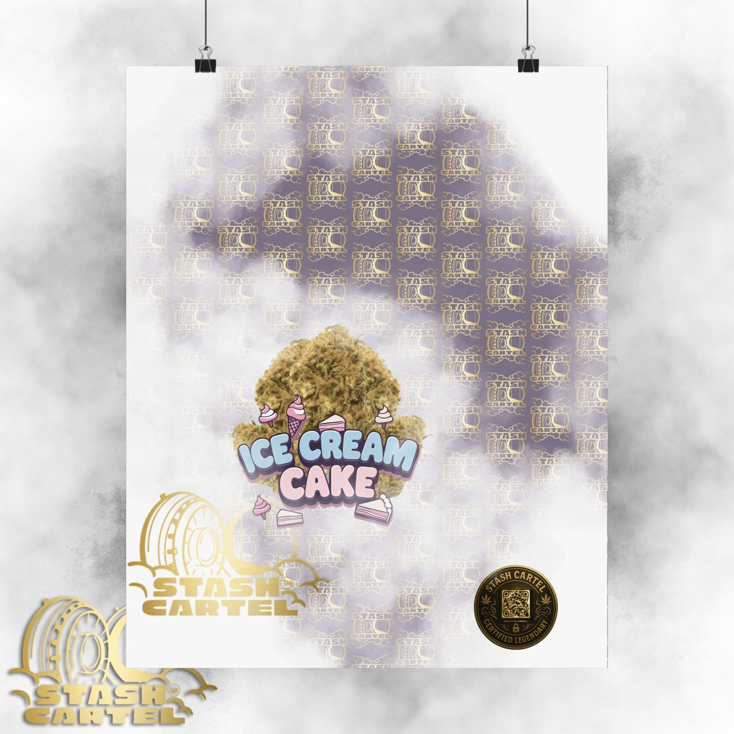 π¦ "Ice Cream Cake" Sedating Indica Dessert Poster