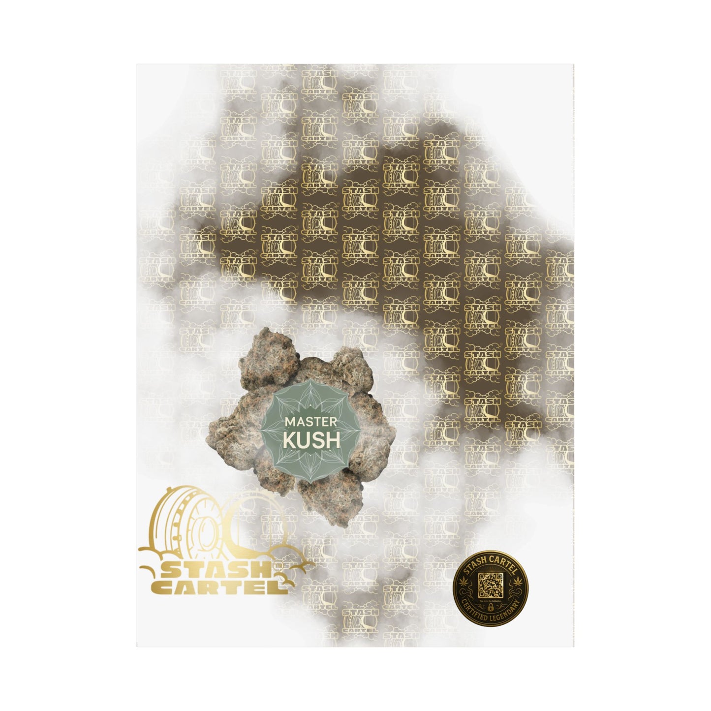 π§ββοΈ "Master Kush" Classic Amsterdam Indica Poster